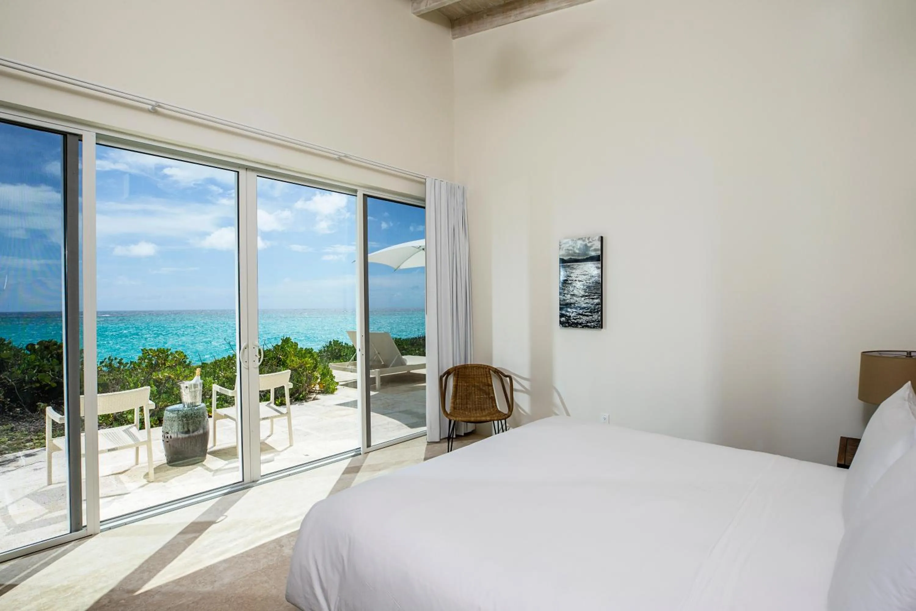 Patio, Bed in Sailrock South Caicos, Small Luxury Hotels of the World