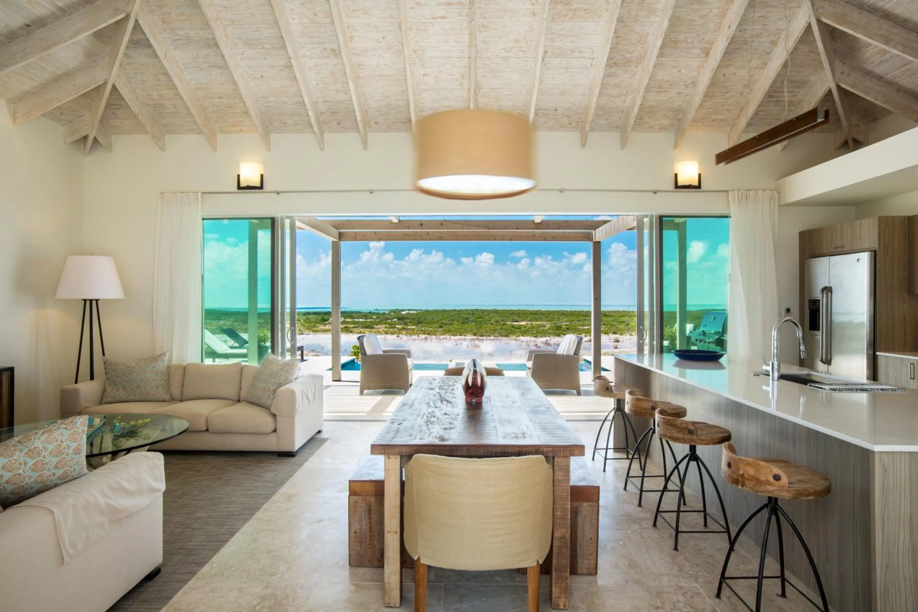 Patio in Sailrock South Caicos, Small Luxury Hotels of the World