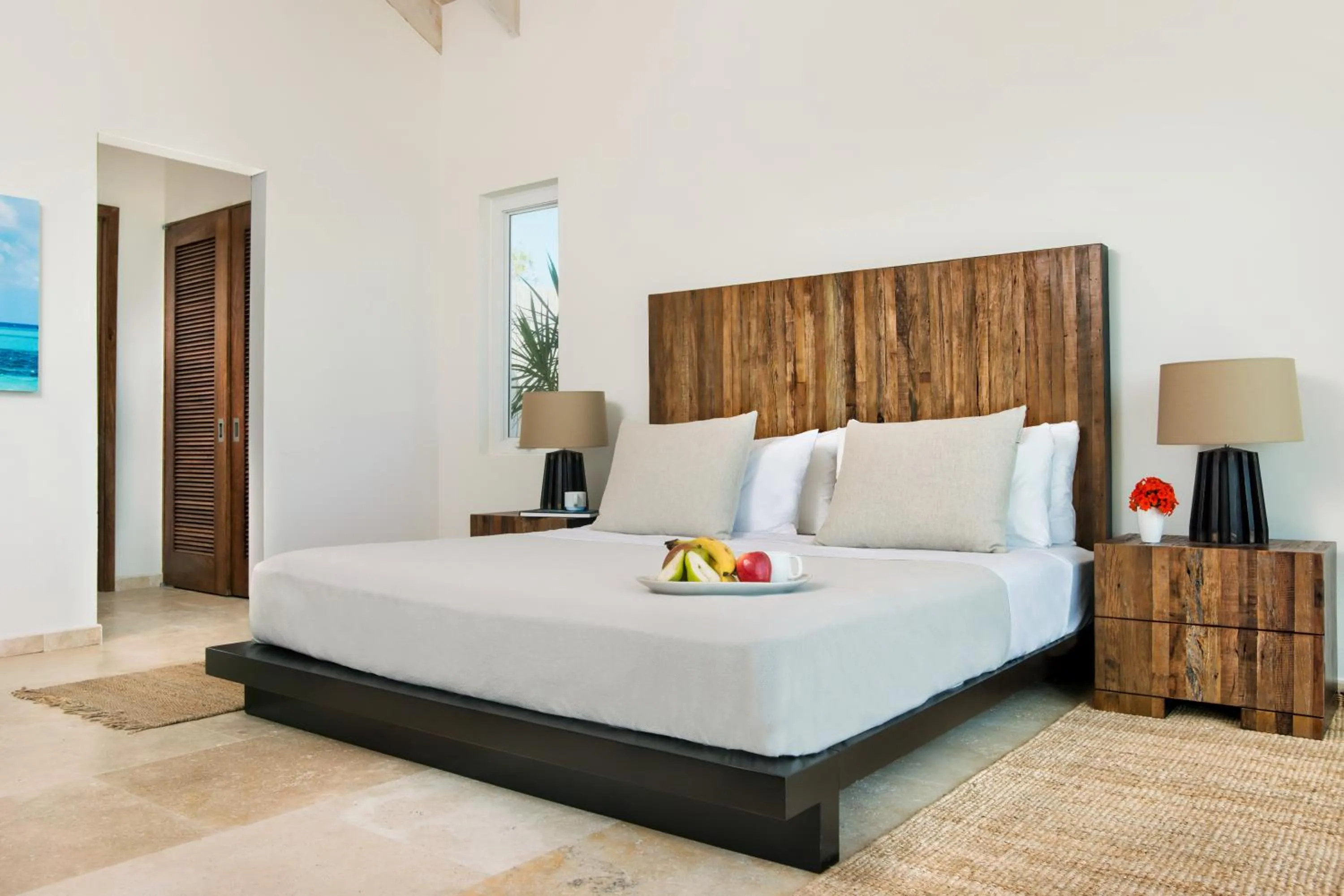 Bed in Sailrock South Caicos, Small Luxury Hotels of the World
