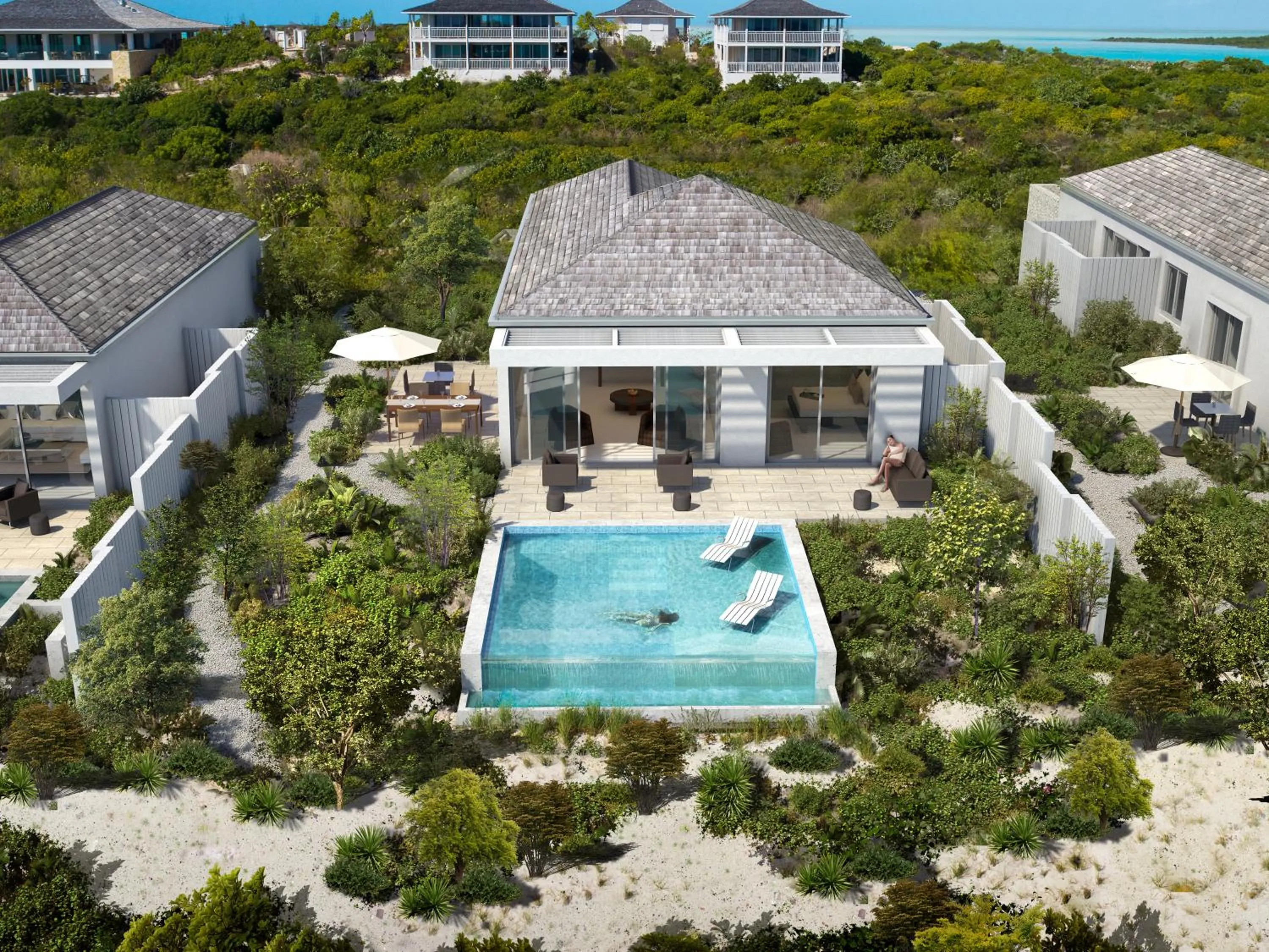 Bird's eye view in Sailrock South Caicos, Small Luxury Hotels of the World