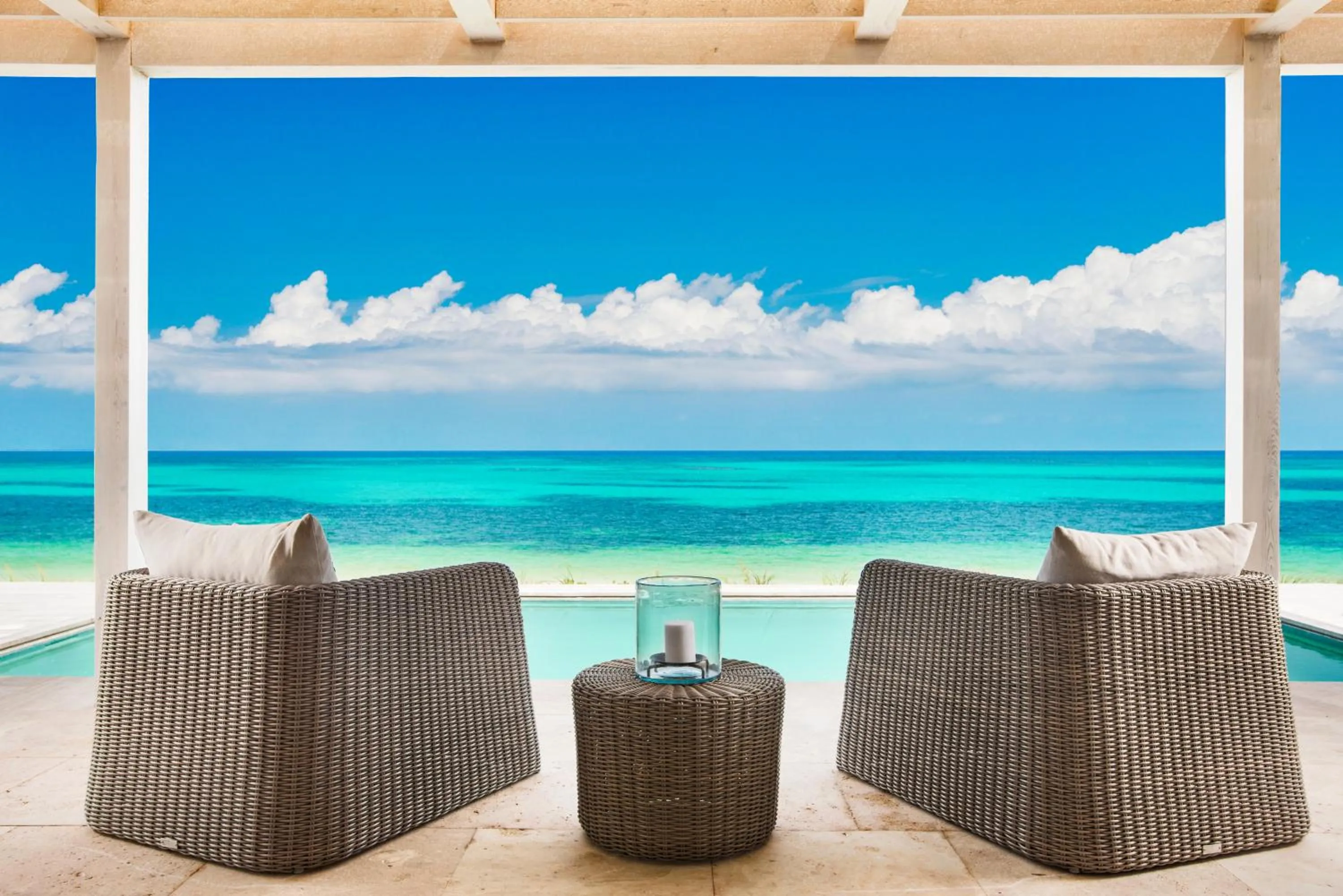 Patio in Sailrock South Caicos, Small Luxury Hotels of the World
