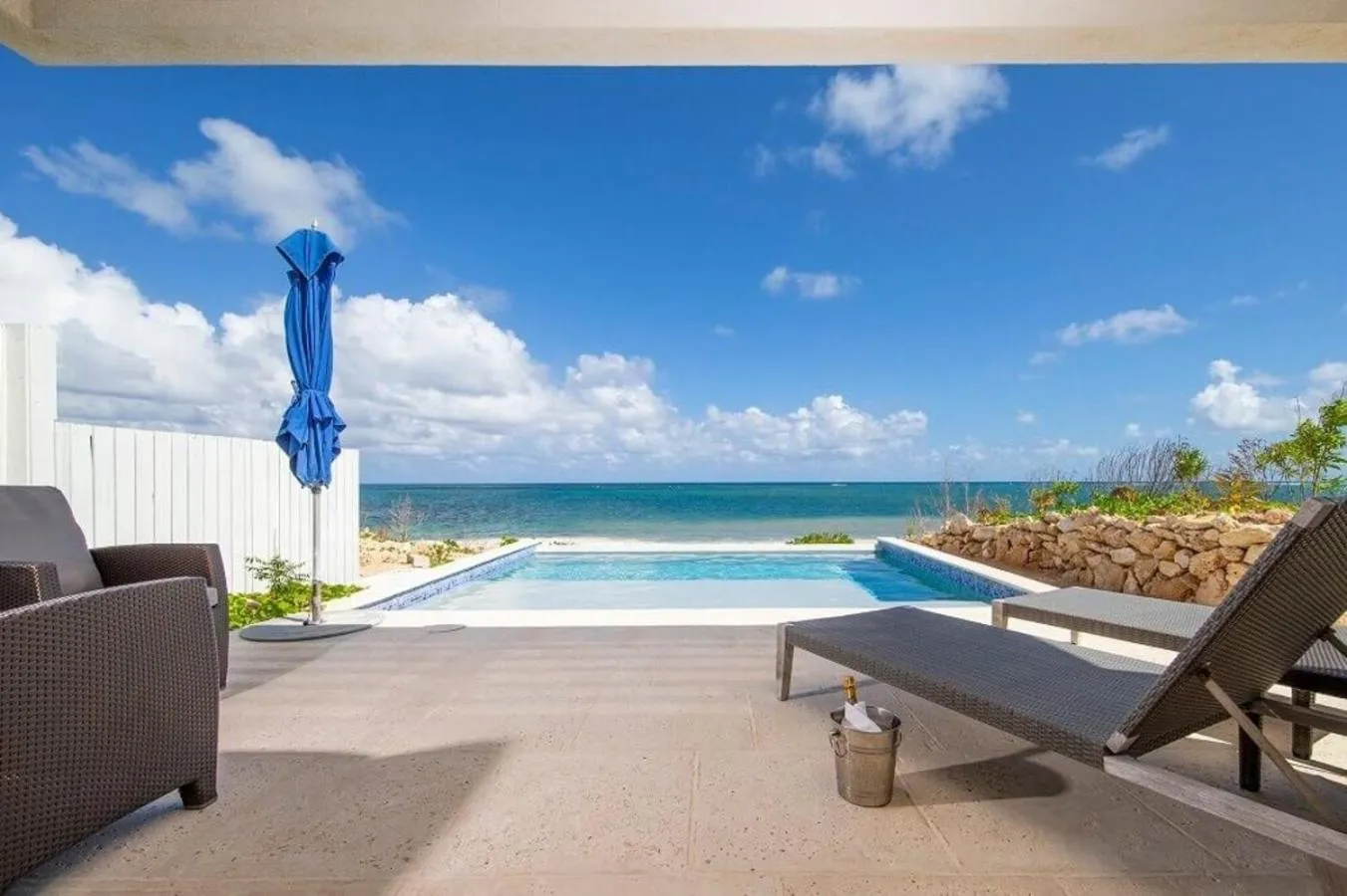 Patio in Sailrock South Caicos, Small Luxury Hotels of the World