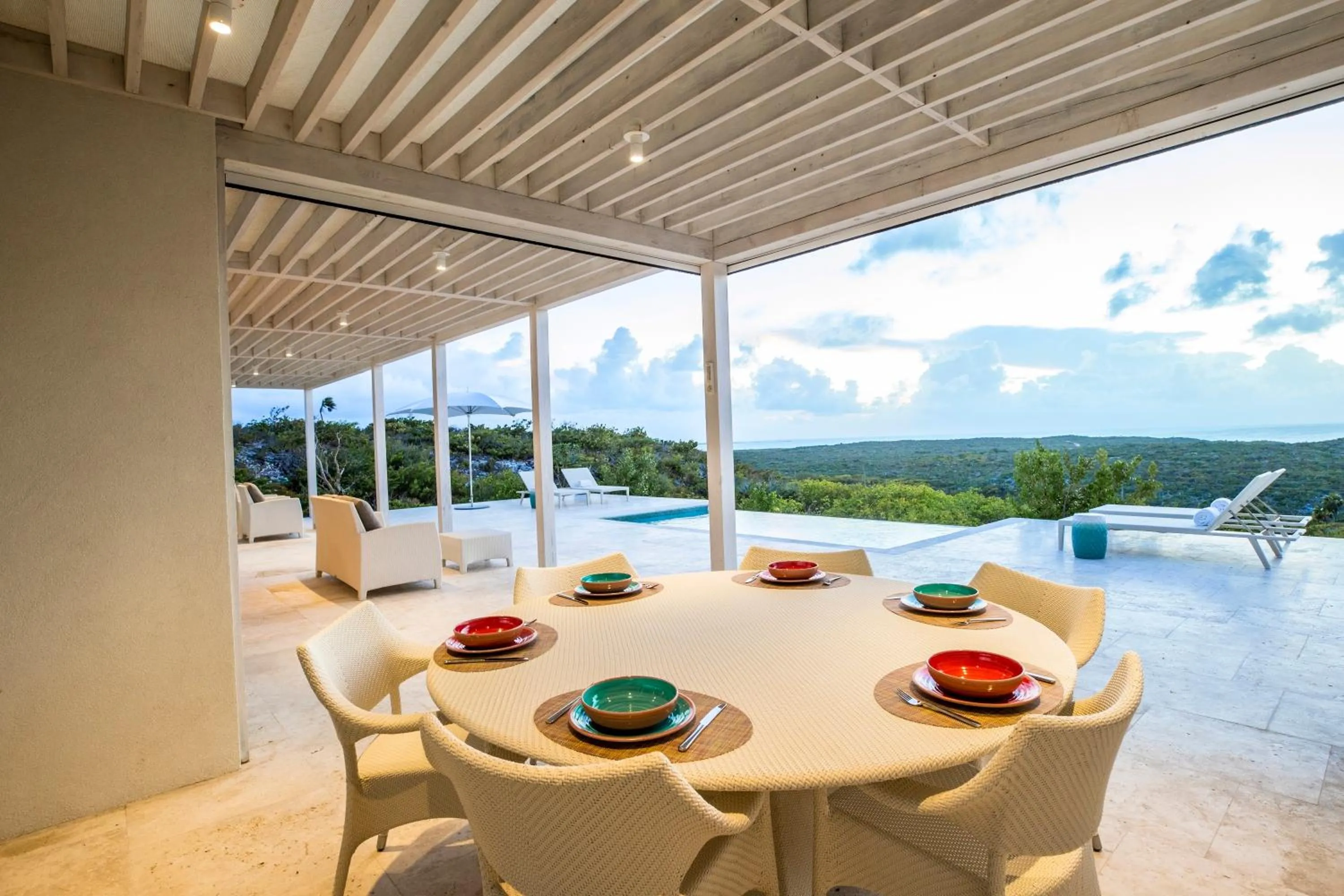 Patio in Sailrock South Caicos, Small Luxury Hotels of the World