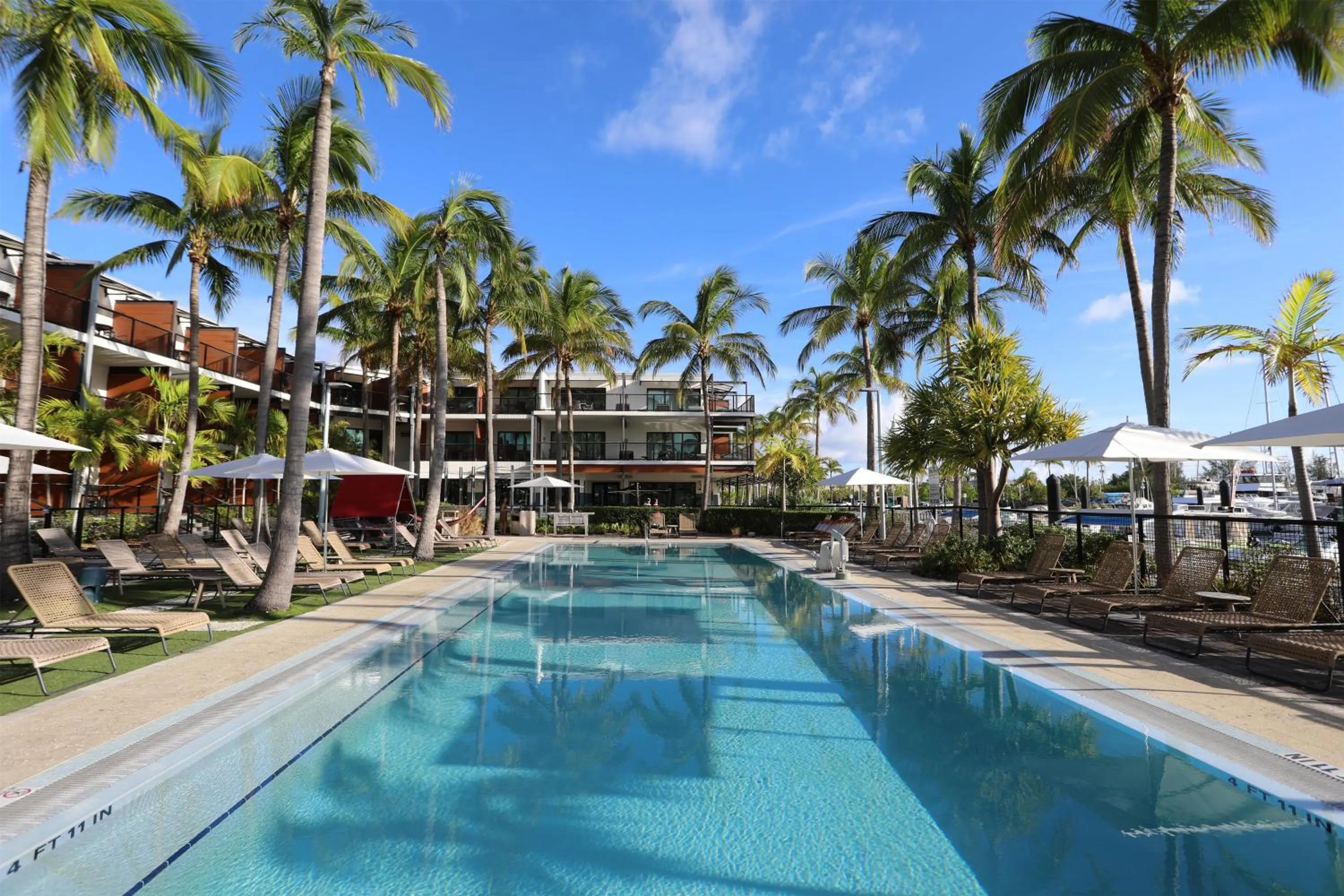 Pool view in The Perry Hotel & Marina Key West
