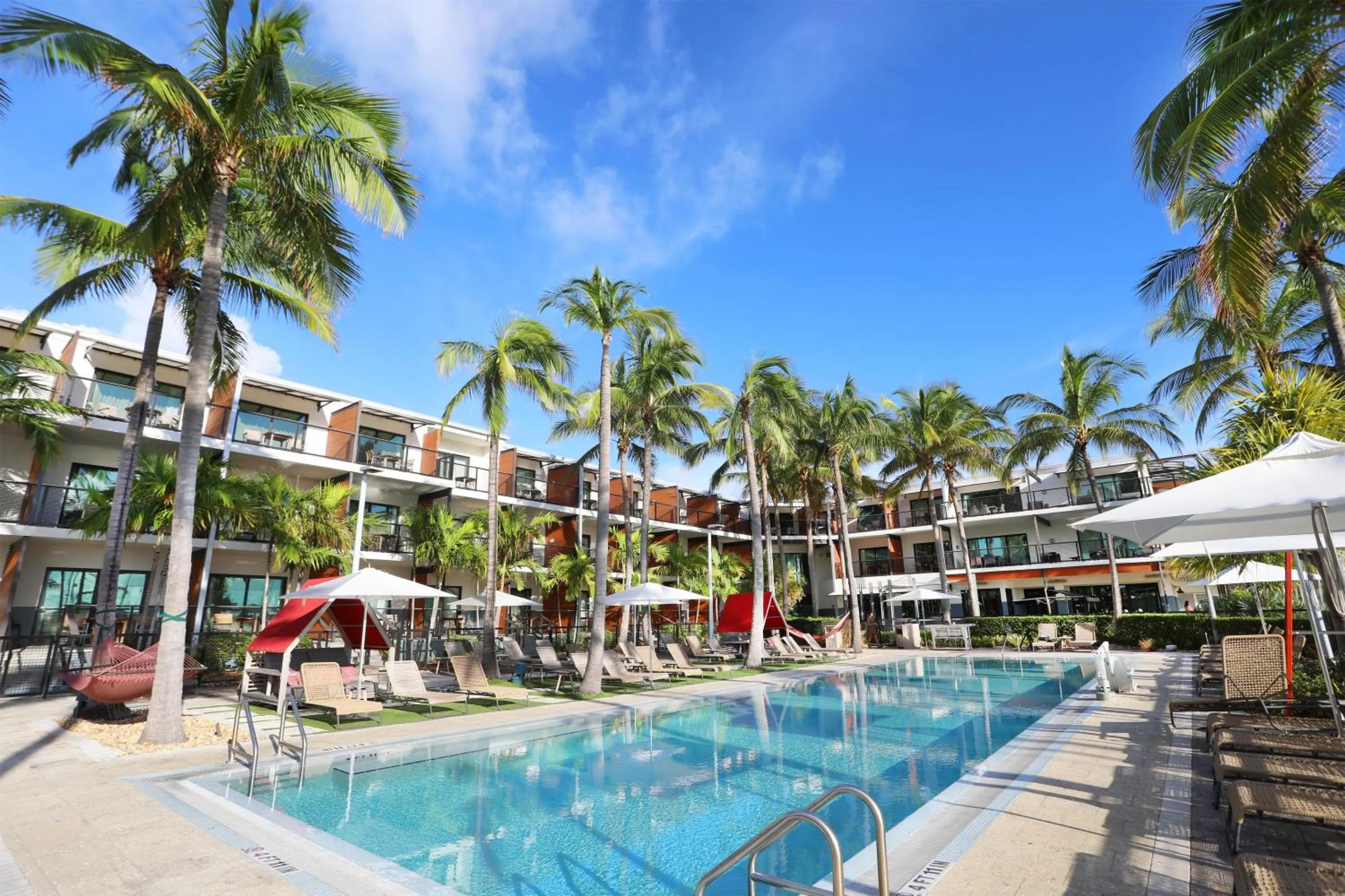 Pool view in The Perry Hotel & Marina Key West