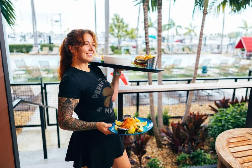 Patio in The Perry Hotel & Marina Key West