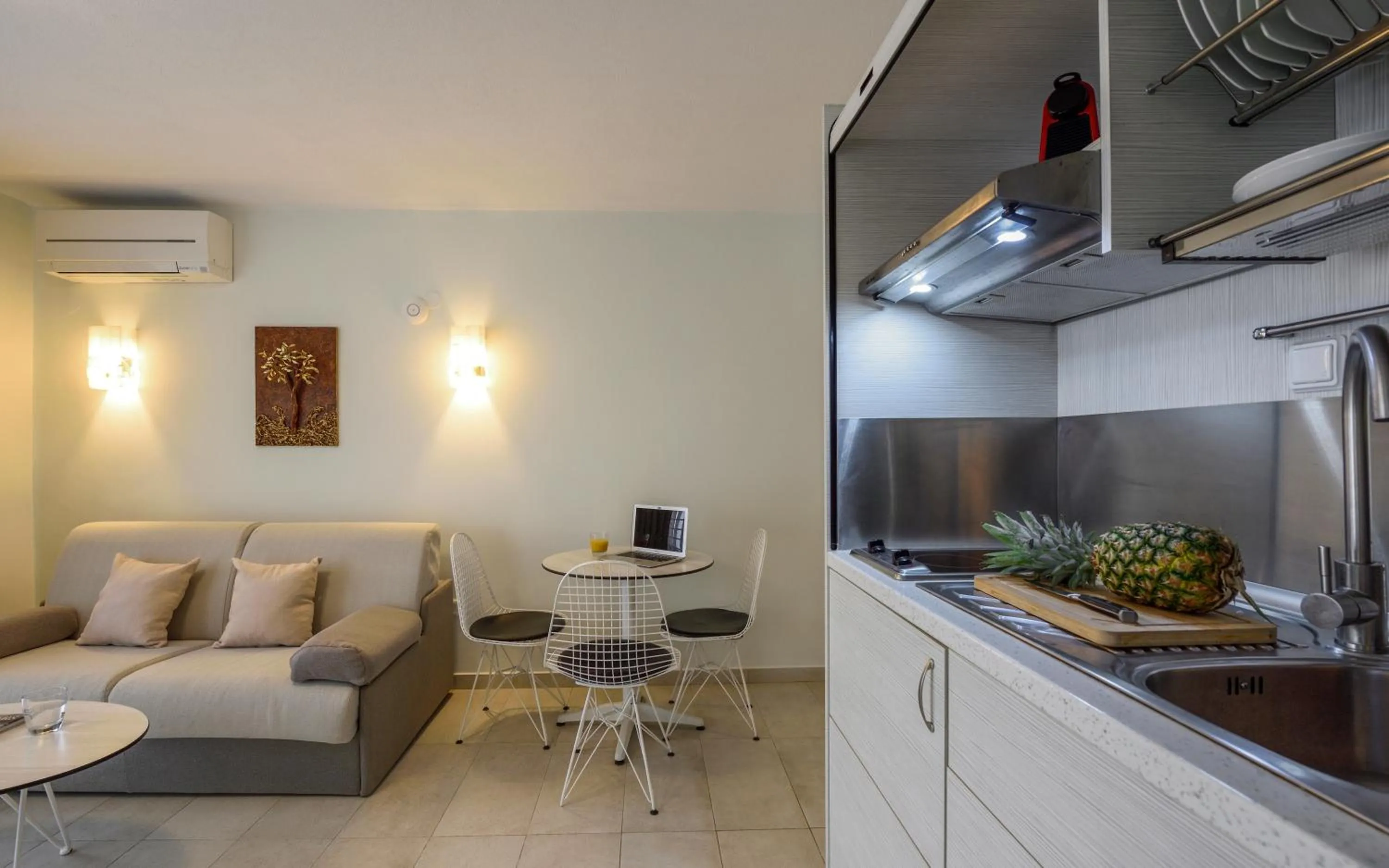 Kitchen or kitchenette in Elpiniki Luxury Apartments