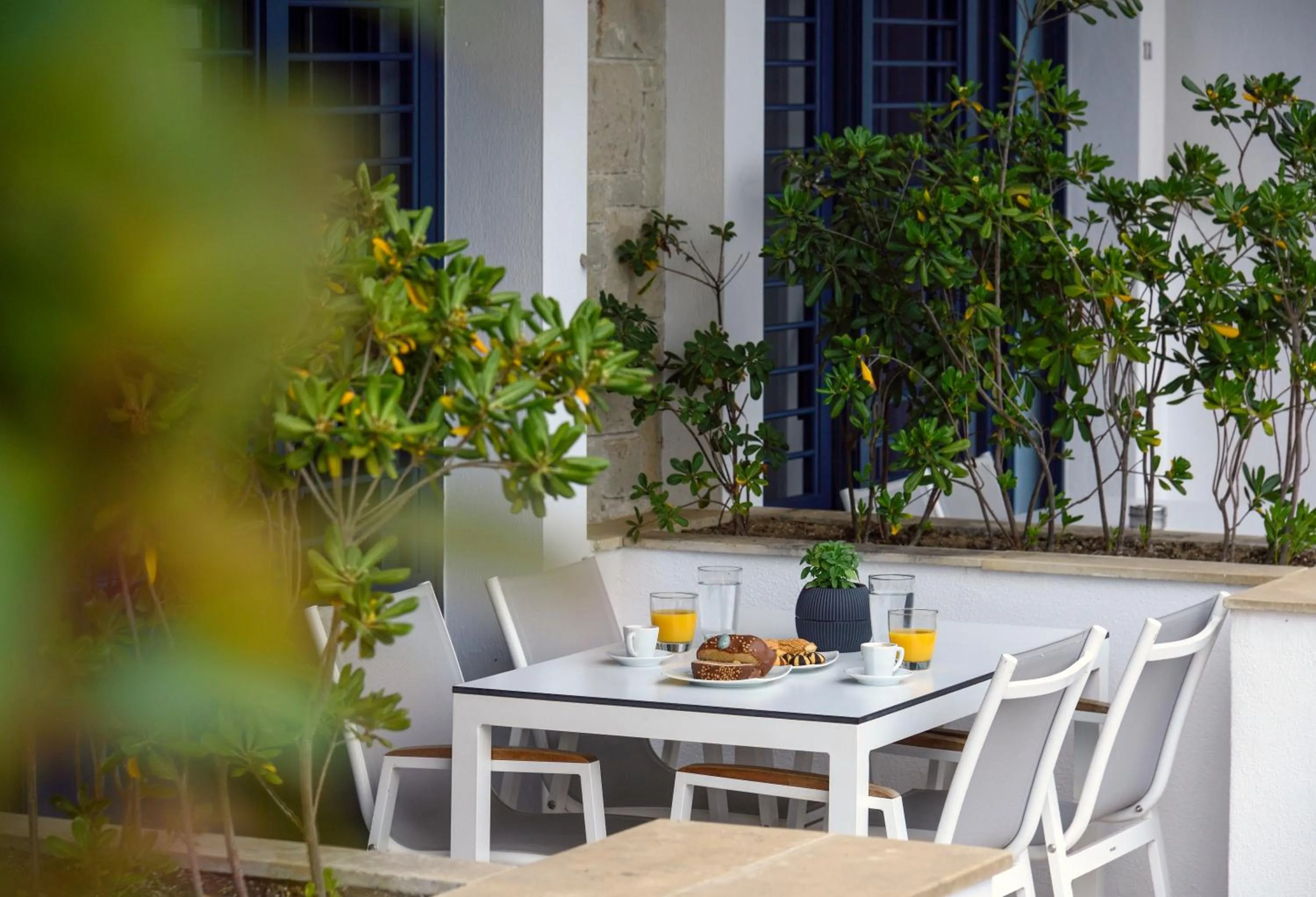 Patio in Elpiniki Luxury Apartments