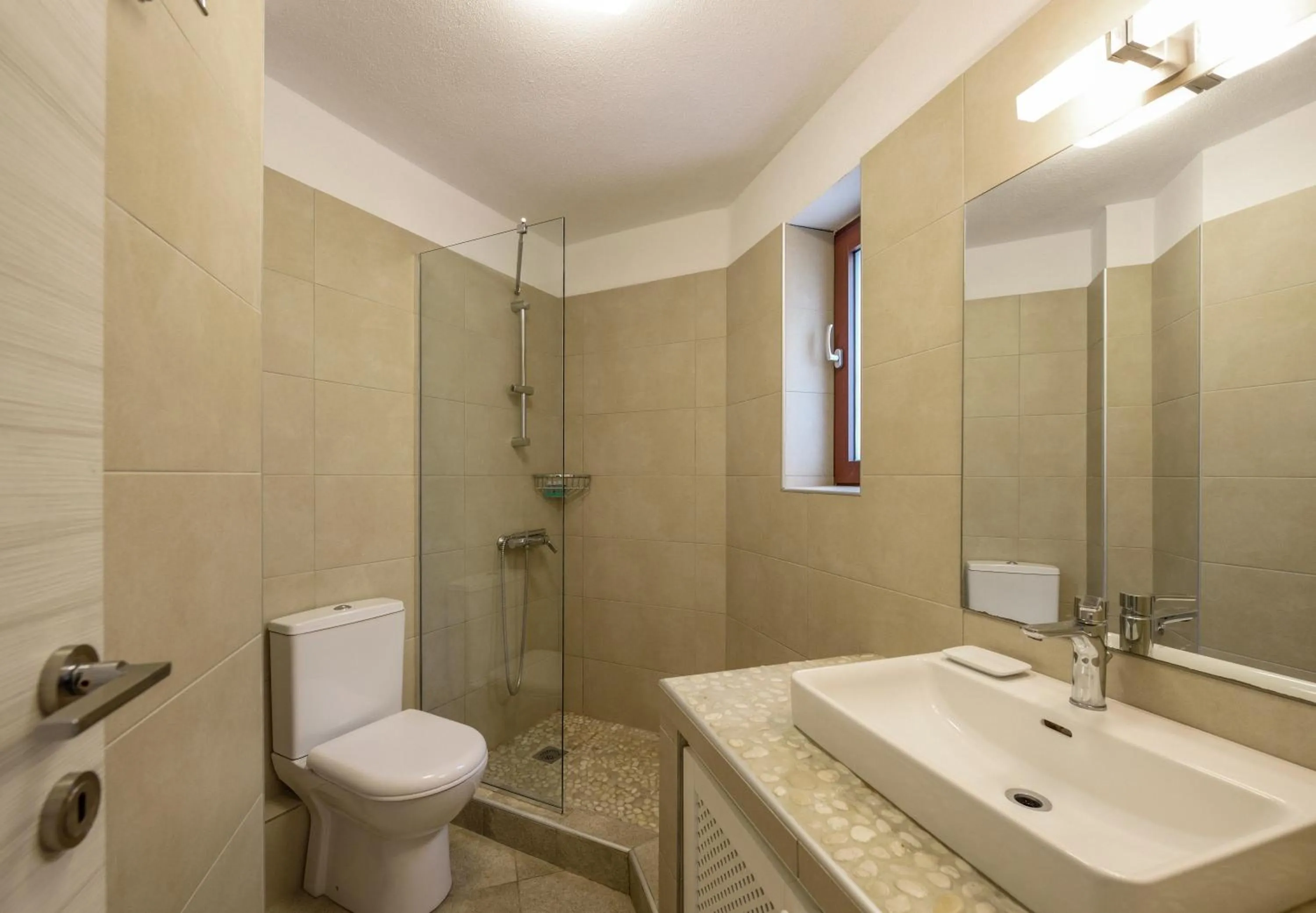 Shower in Elpiniki Luxury Apartments