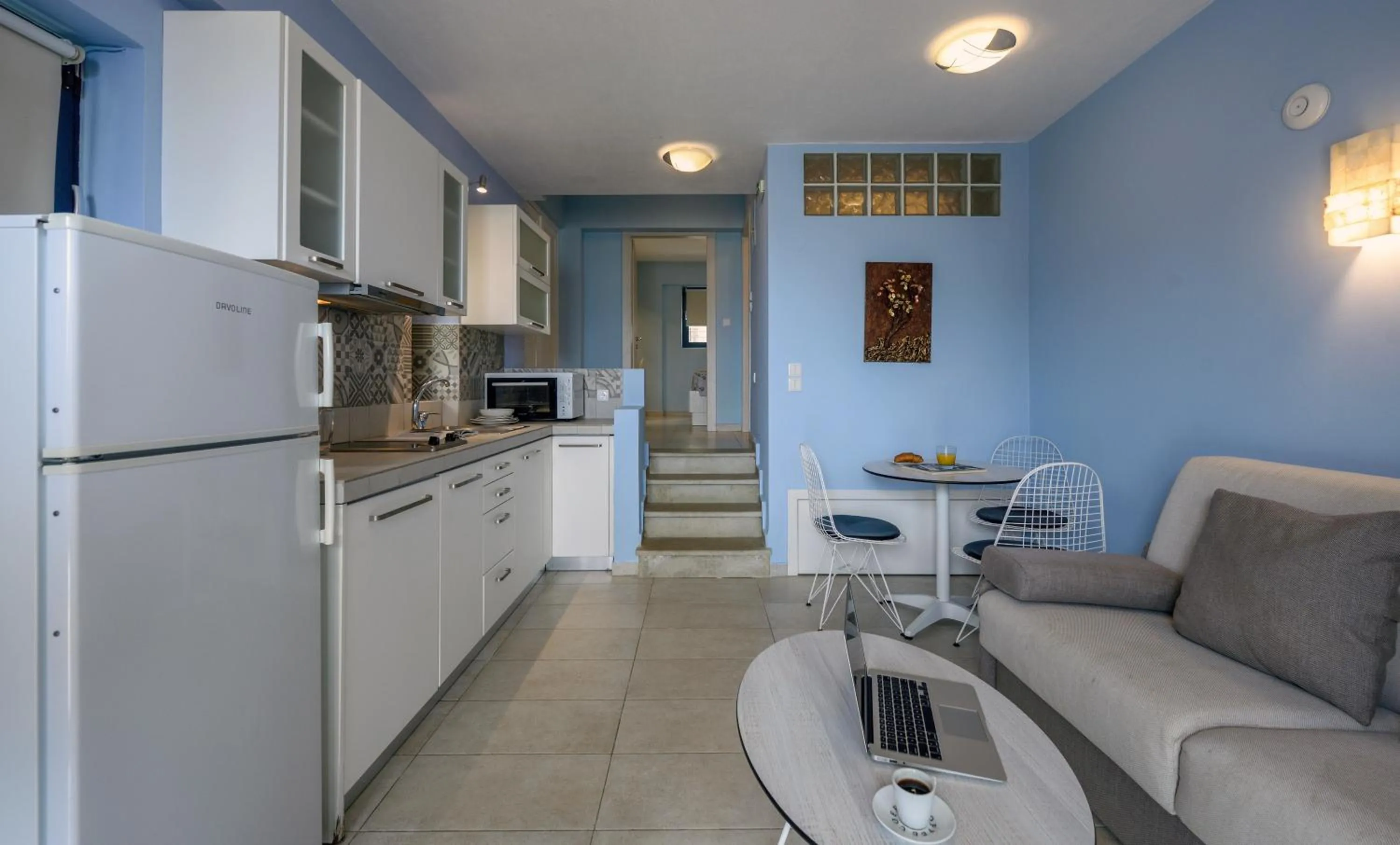 Kitchen or kitchenette in Elpiniki Luxury Apartments