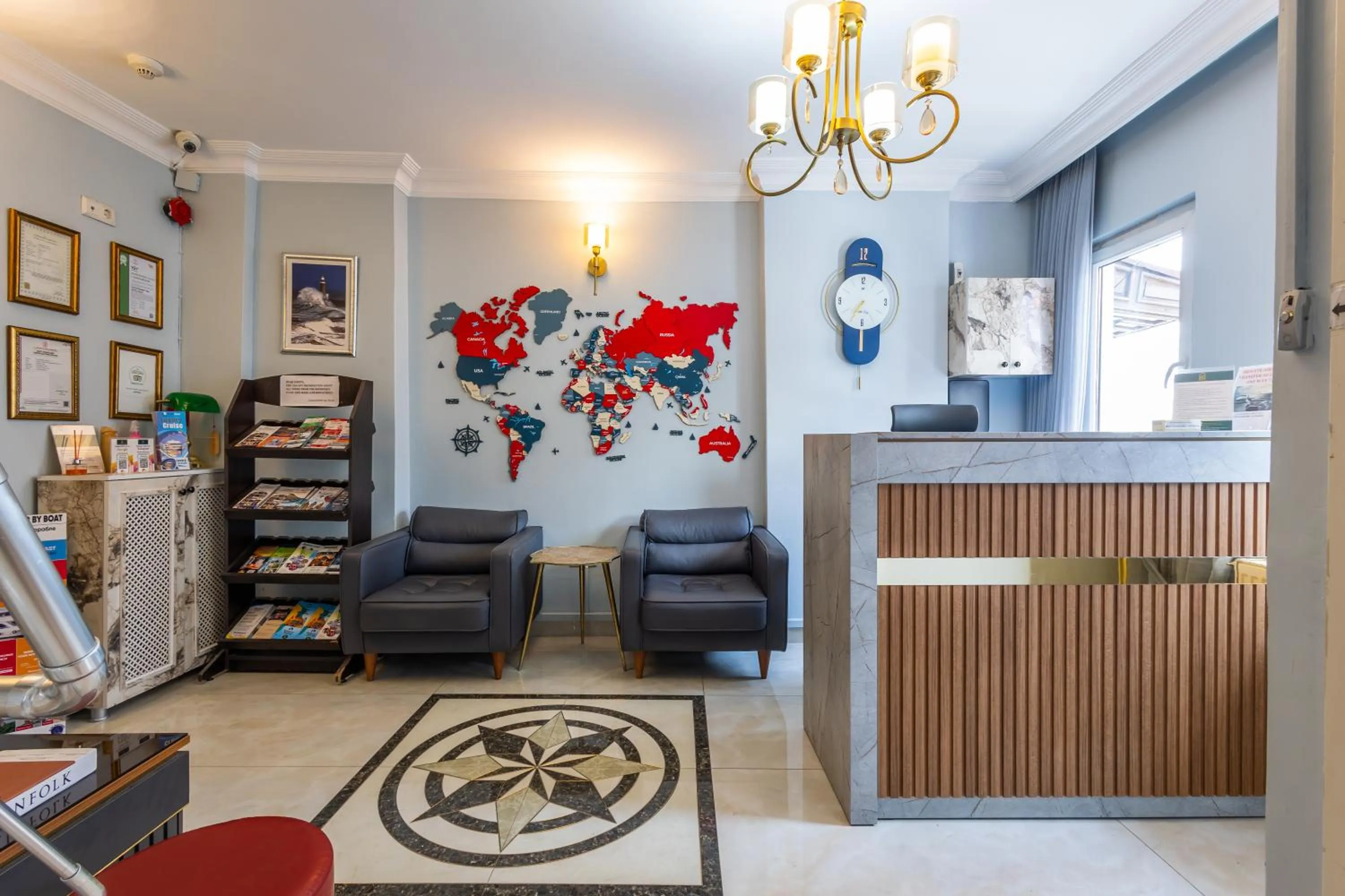 Lobby or reception in Sultanahmet inn Hotel