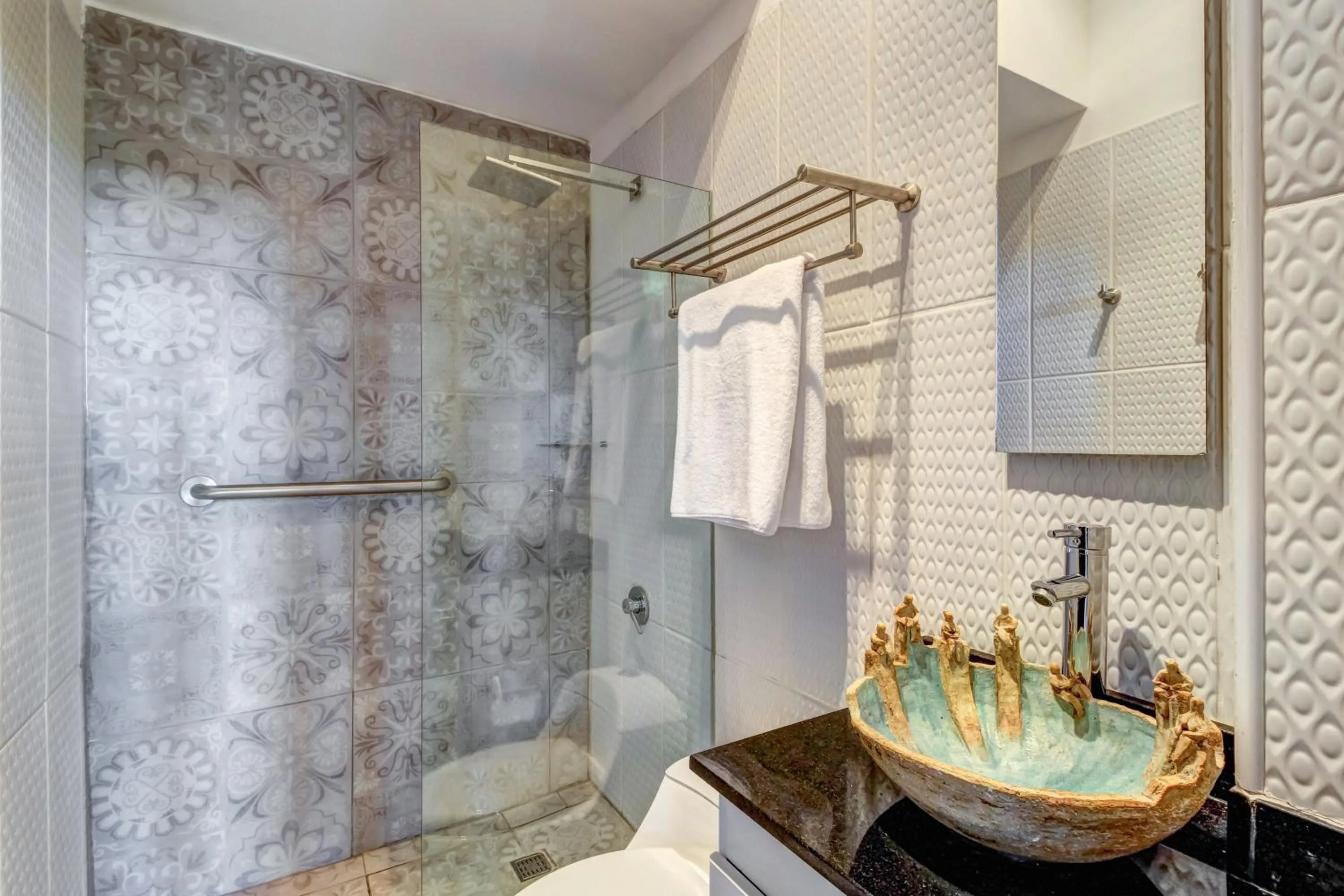 Bathroom in Casa Puente Hotel Boutique