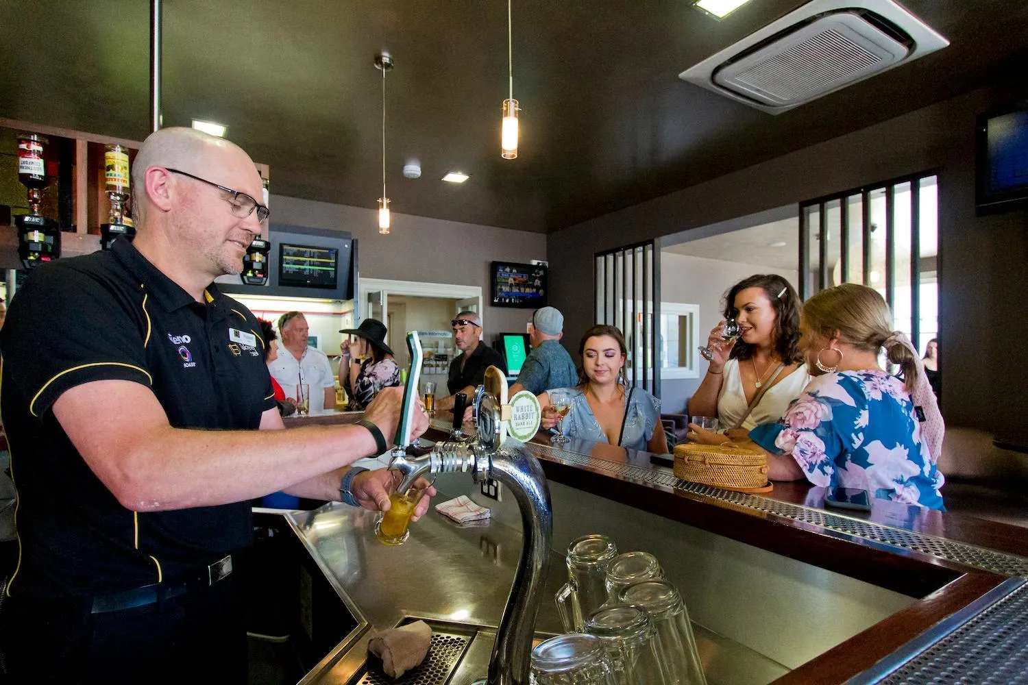 People in Deloraine Hotel