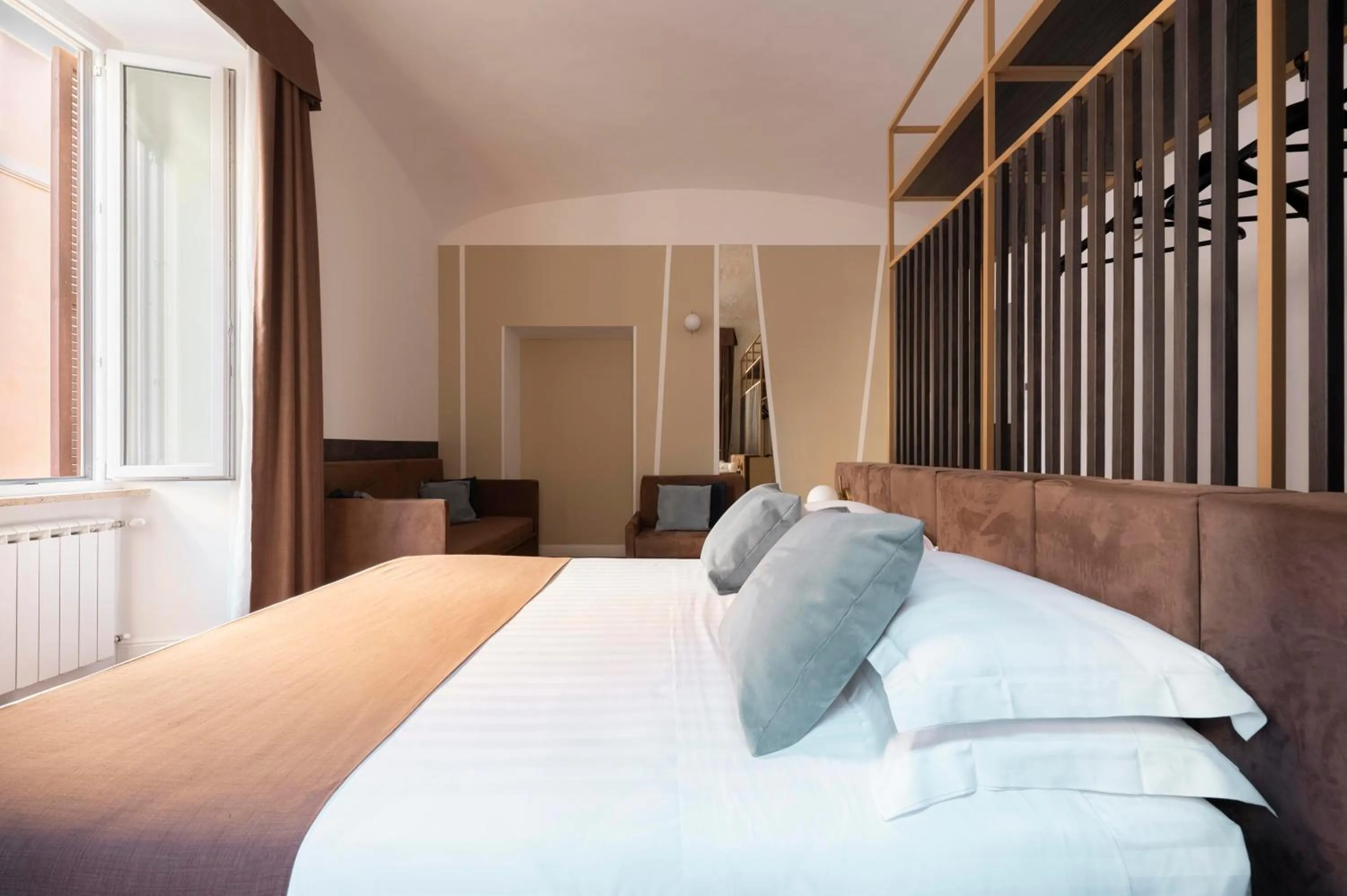 Bed in Vittoriano Suite