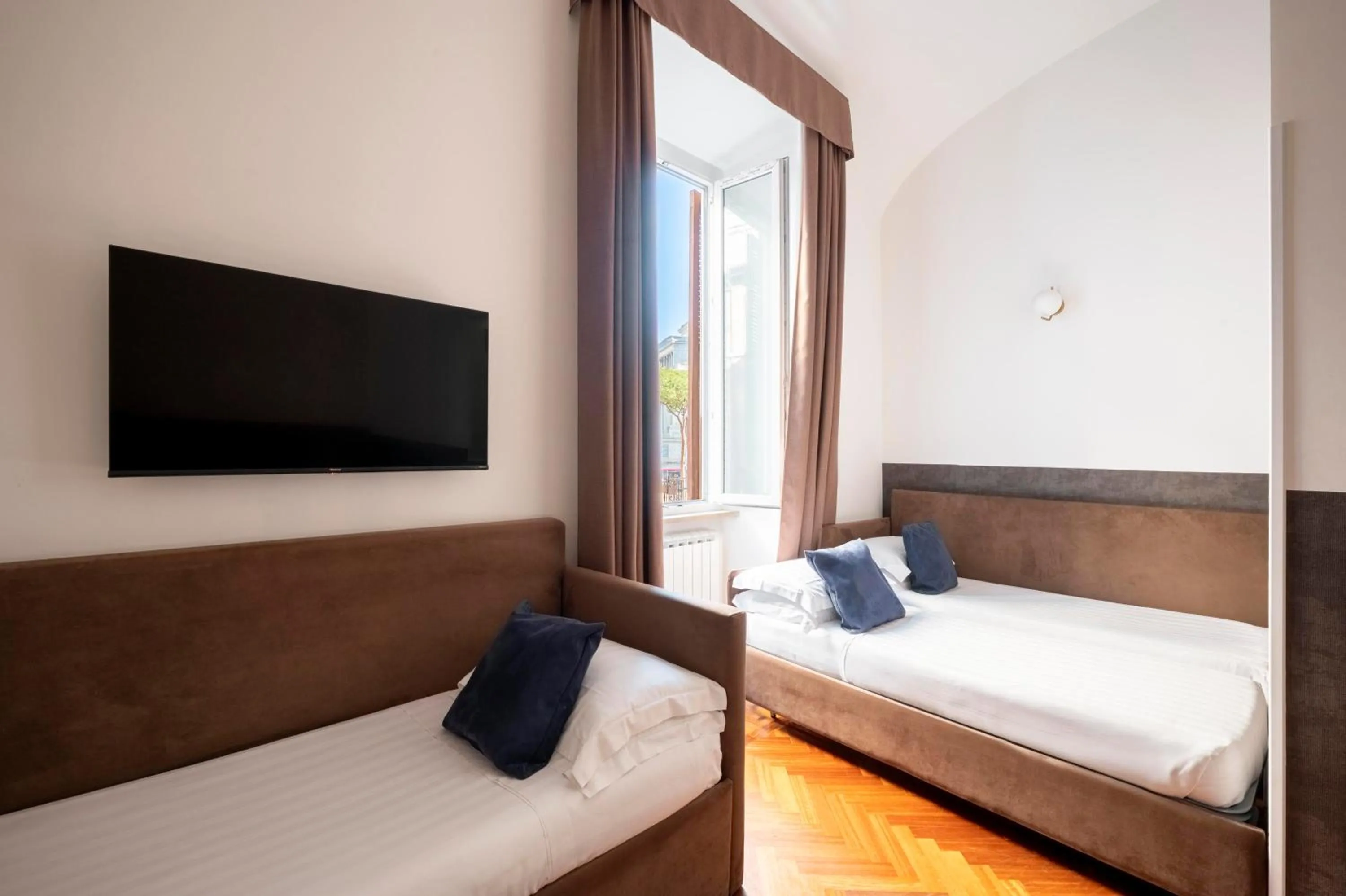 Bed in Vittoriano Suite