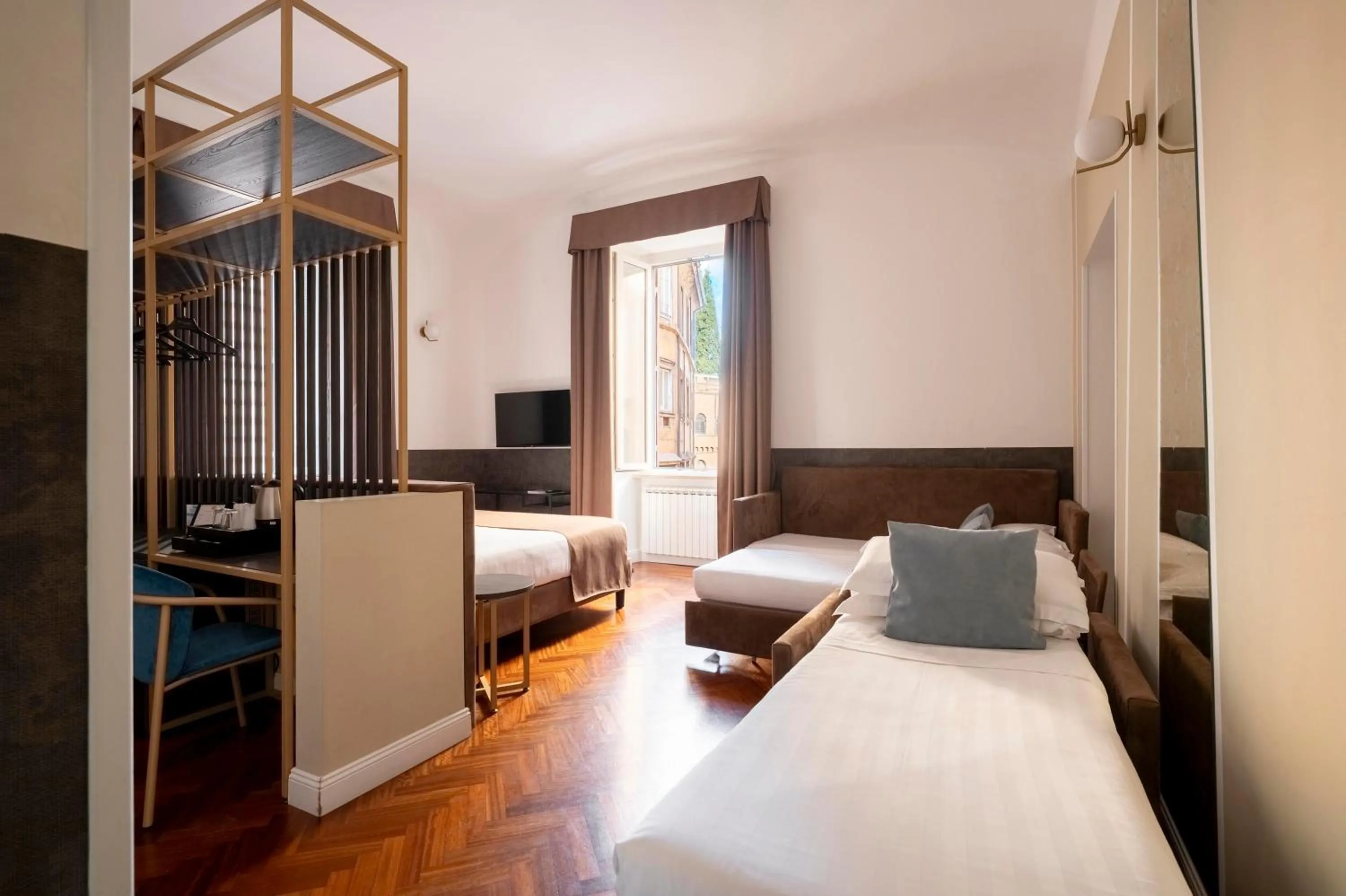 Bed in Vittoriano Suite