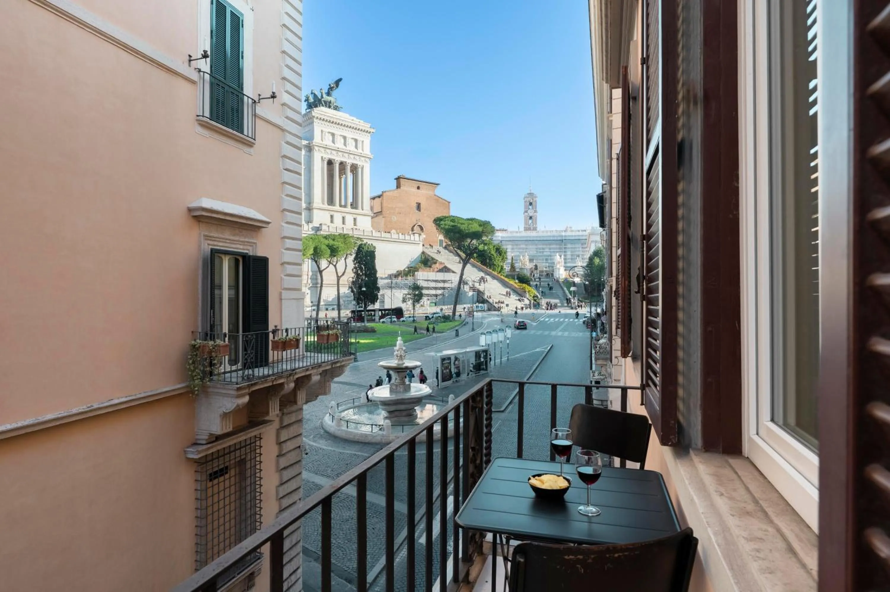 Balcony/Terrace in Vittoriano Suite
