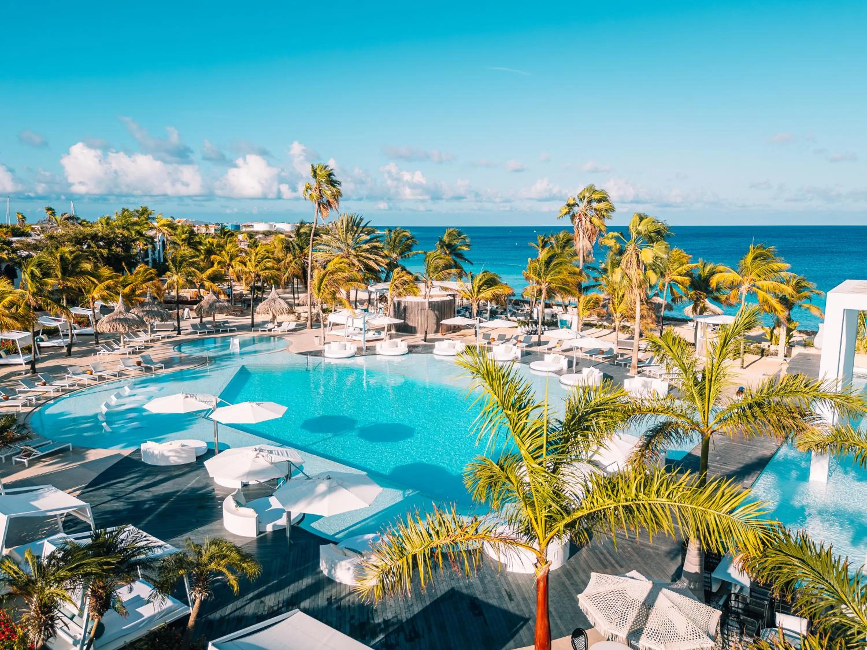 Swimming pool in Van der Valk Plaza Beach & Dive Resort Bonaire - ALL INCLUSIVE