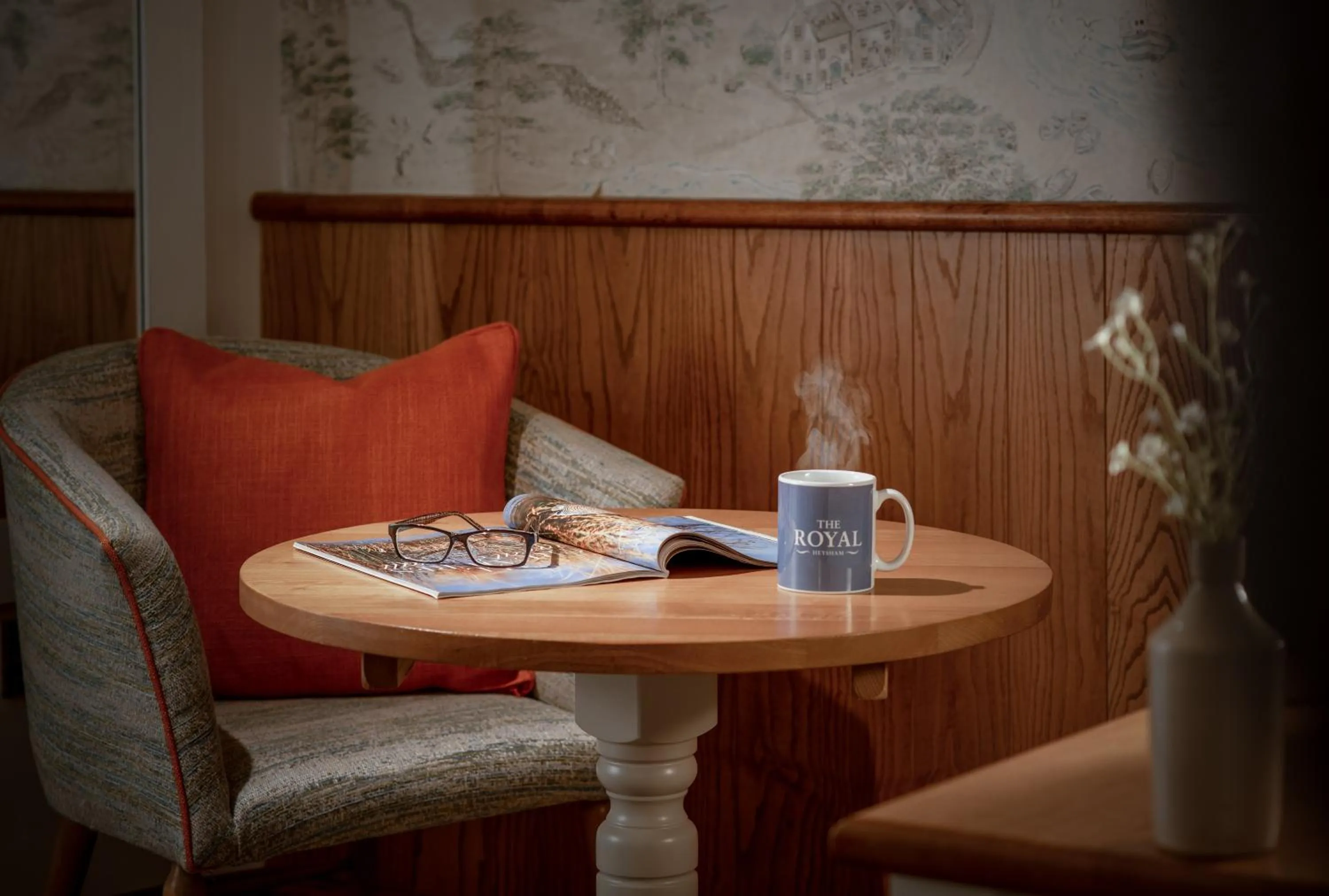 Seating area in The Royal Heysham