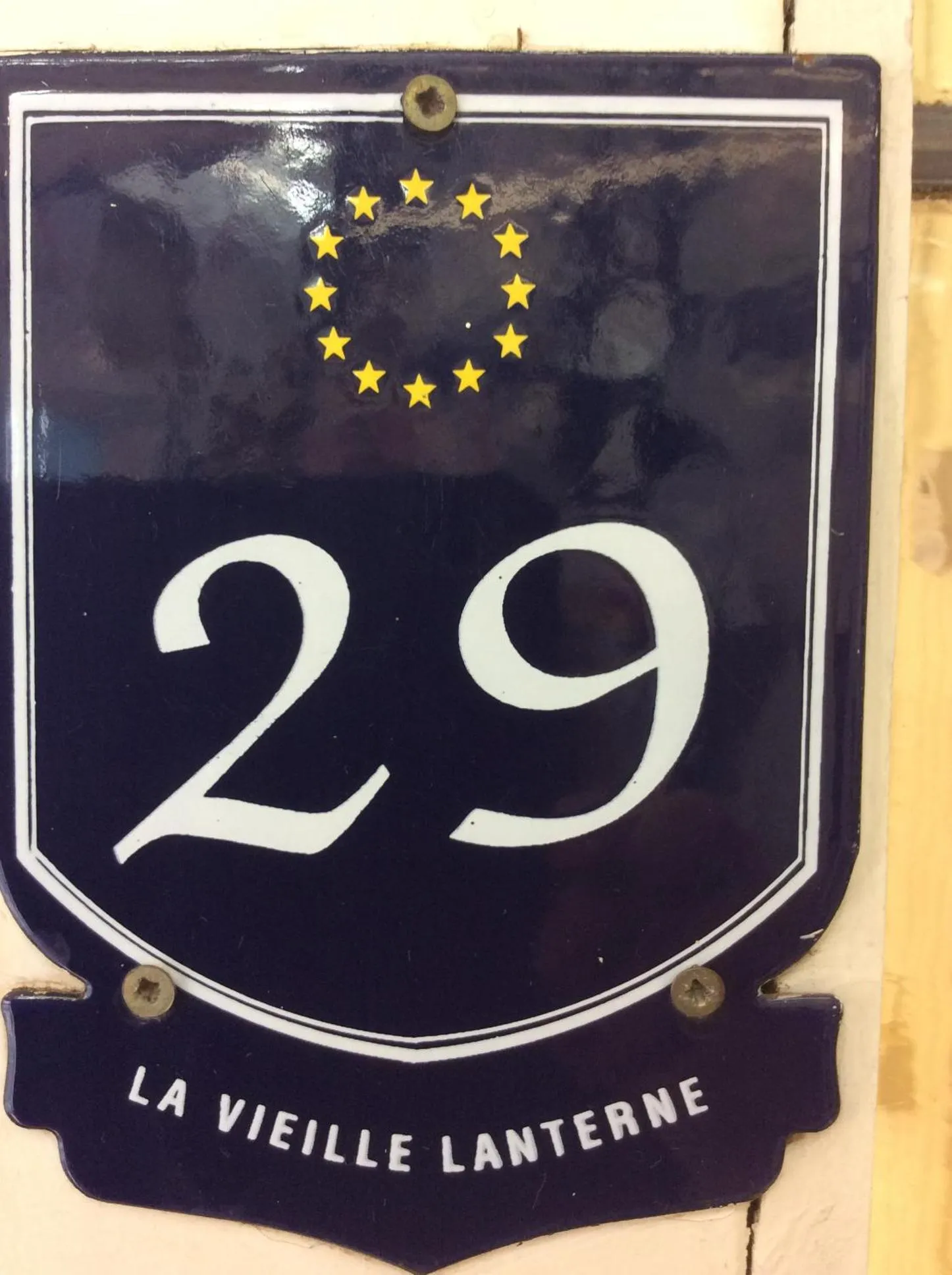 Logo/Certificate/Sign in Hotel La Vieille Lanterne