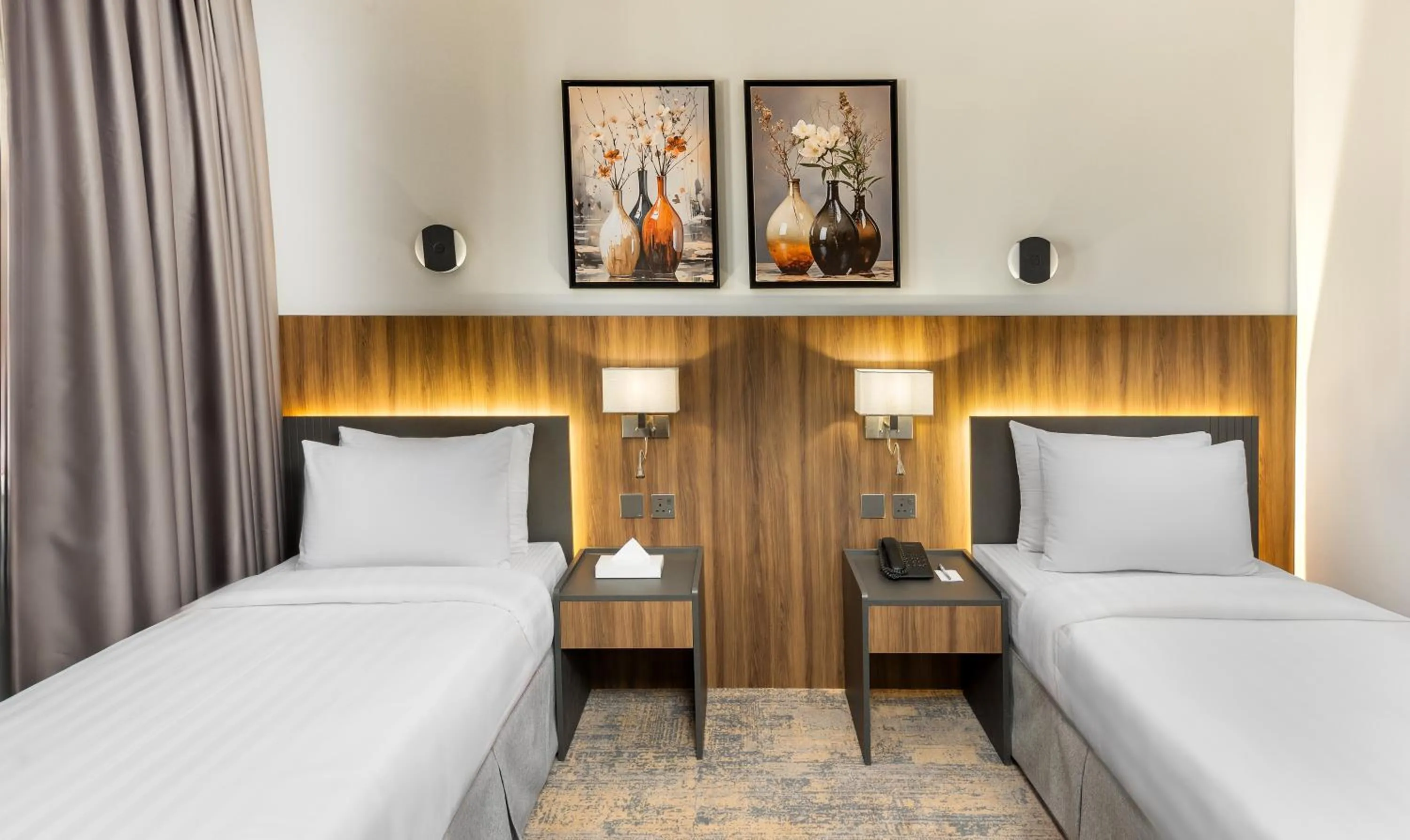 Bed in Ewan Dar Alhejra Hotel