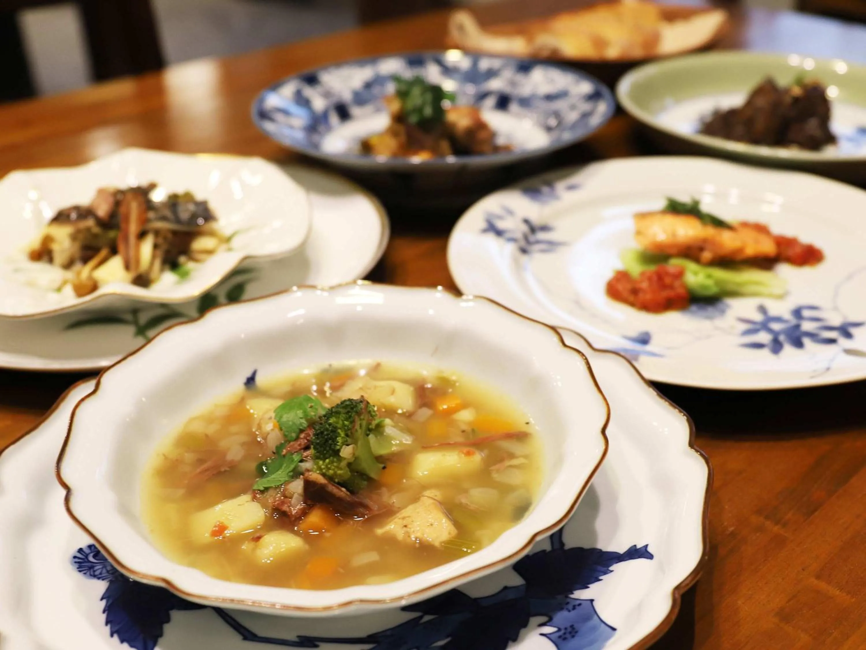 Dinner in Yufuin Onsen Auberge Kunugiya