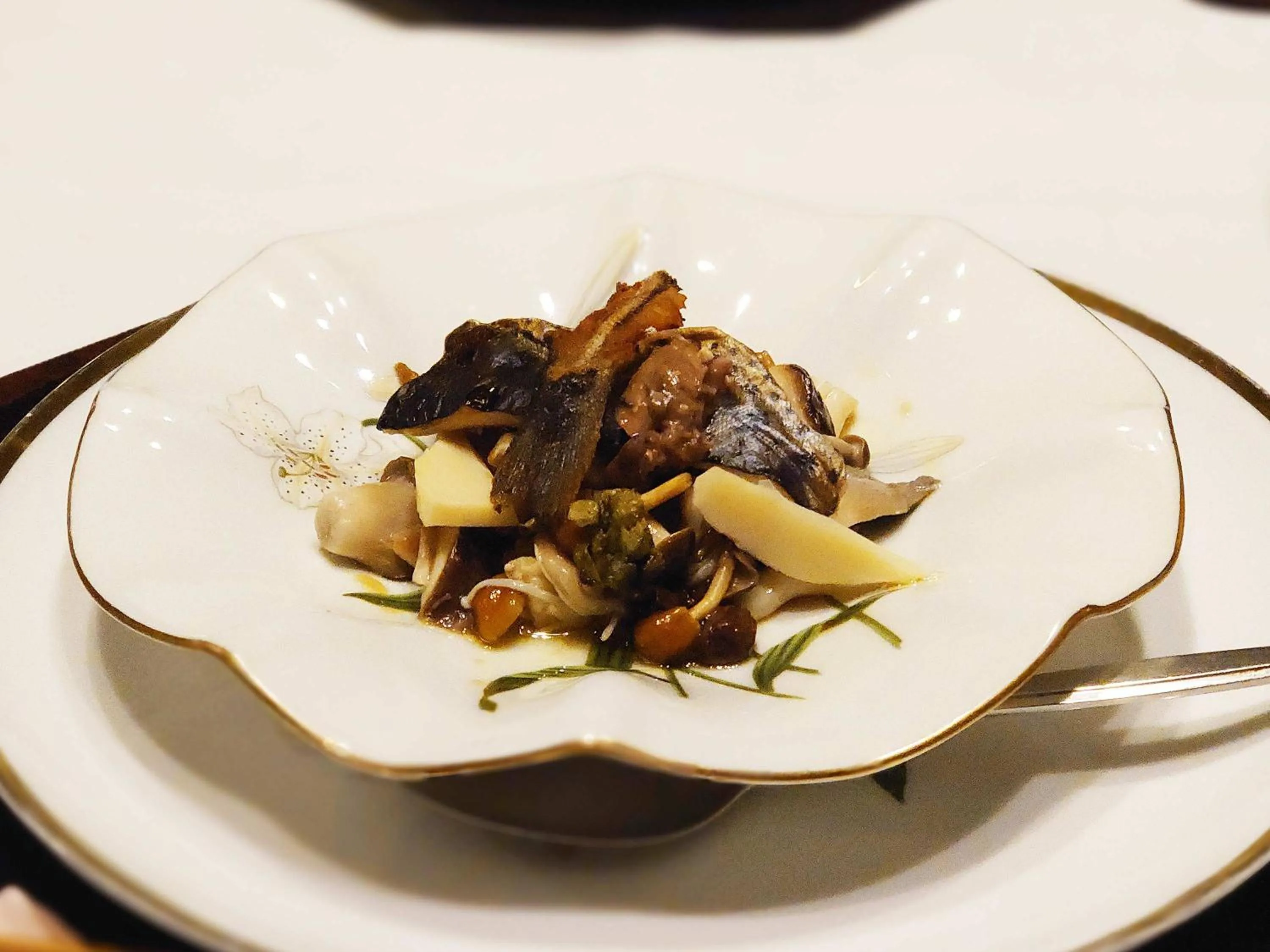 Dinner in Yufuin Onsen Auberge Kunugiya