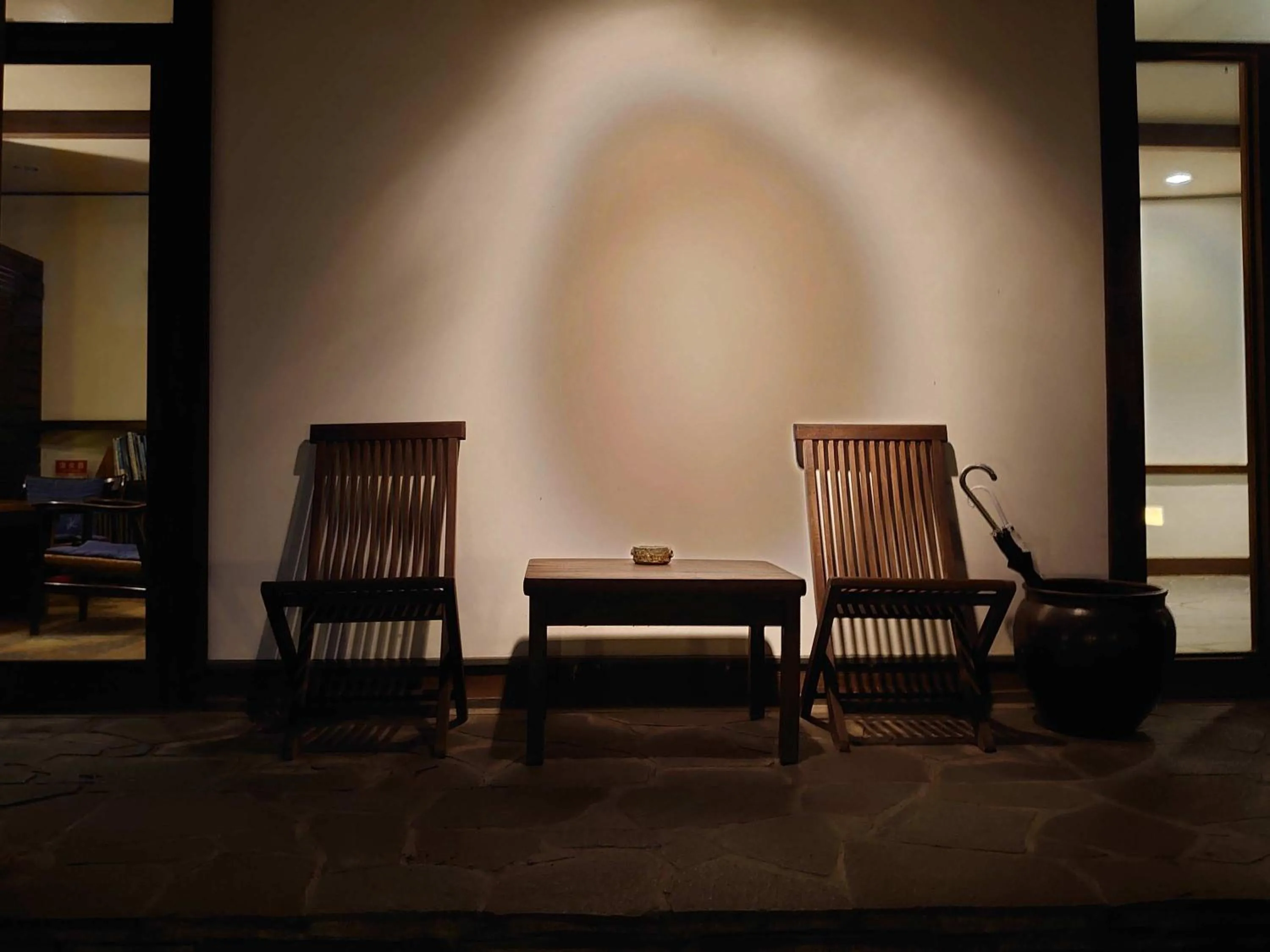 Balcony/Terrace in Yufuin Onsen Auberge Kunugiya