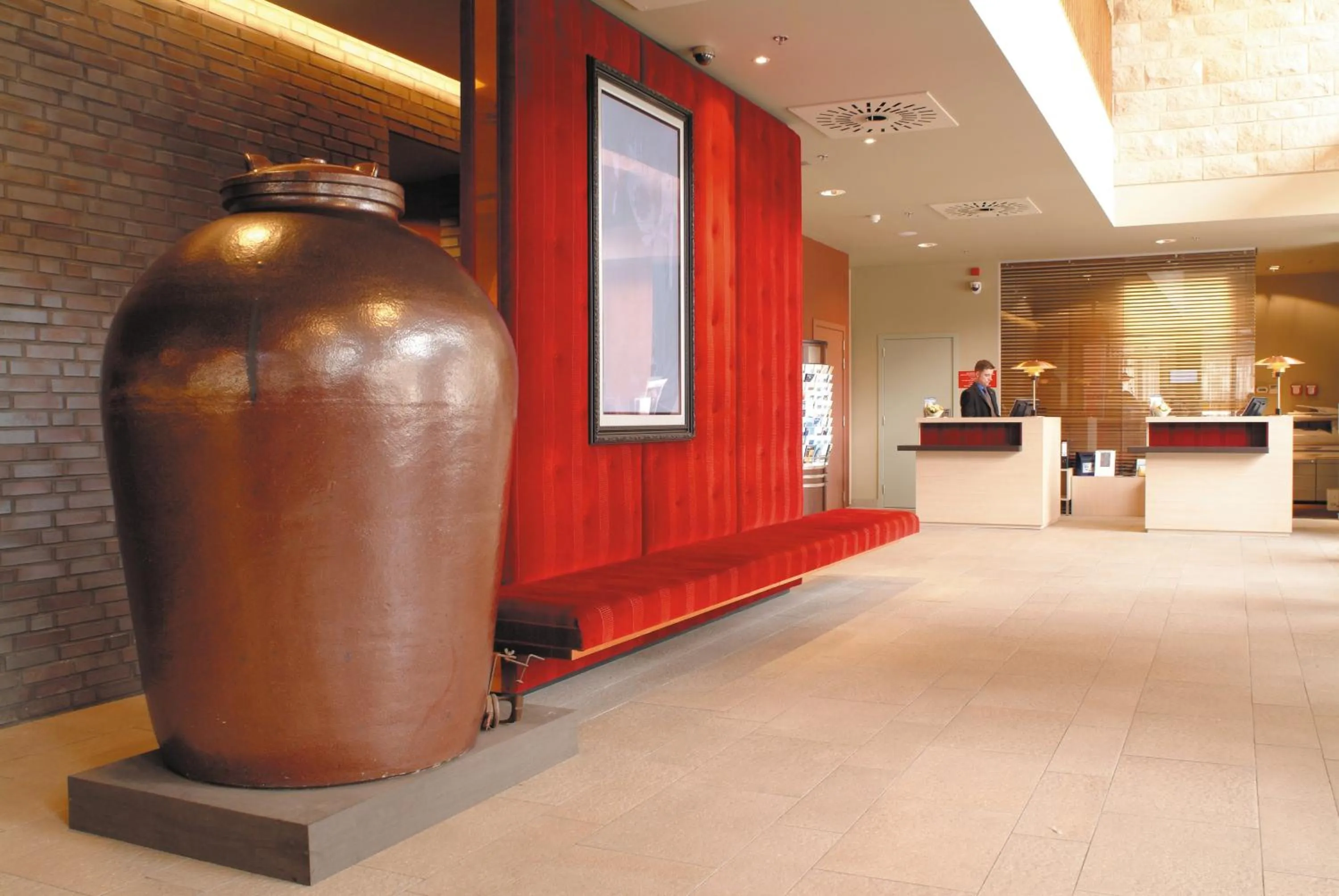 Lobby or reception in Radisson Blu Hotel, Hasselt