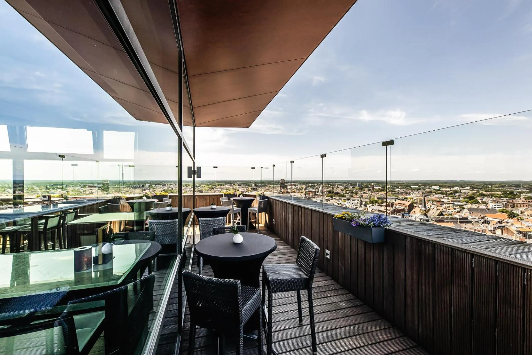 City view in Radisson Blu Hotel, Hasselt