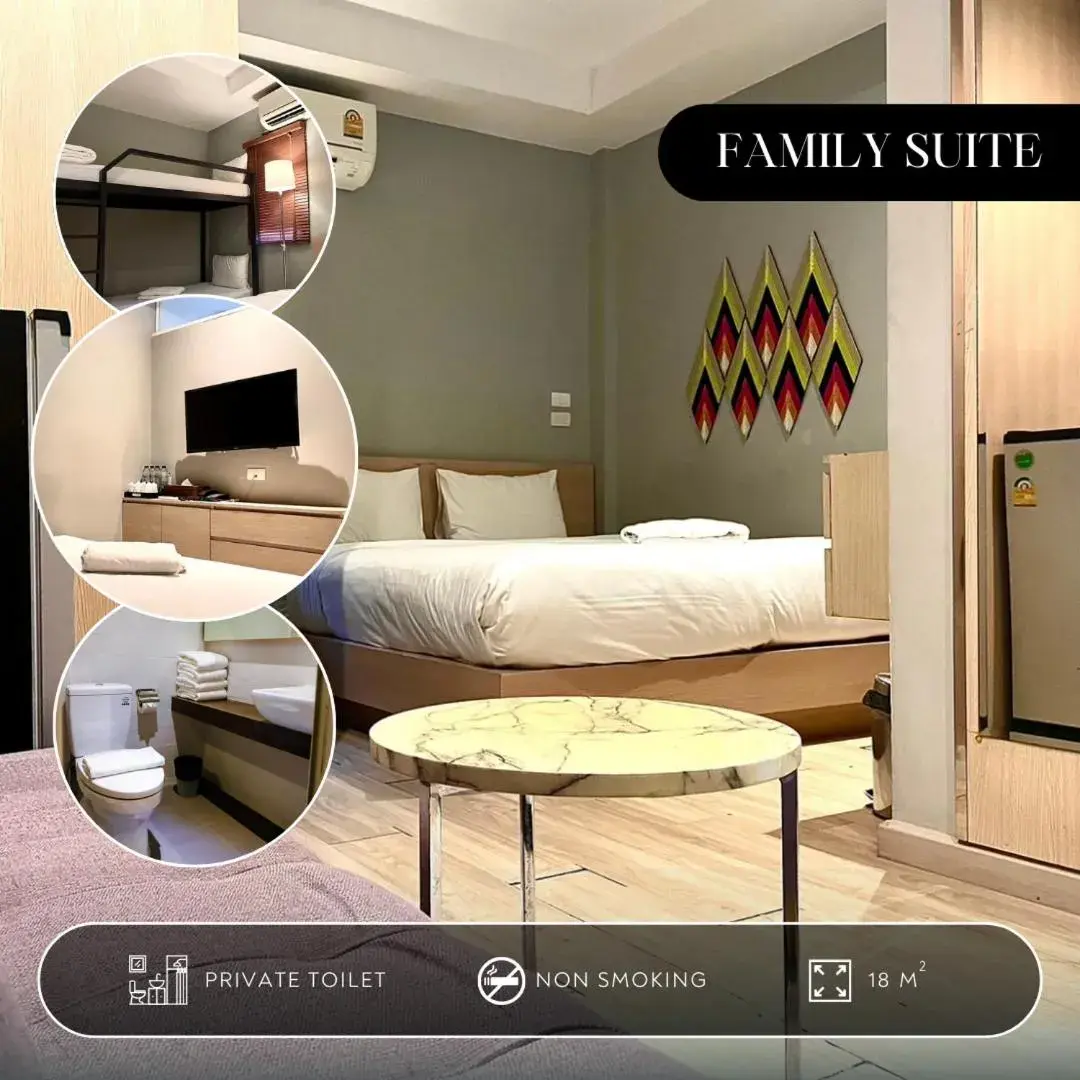 Family Room with Private Bathroom in GN Luxury Hostel Family Room with Private Bathroom in GN Luxury Hostel