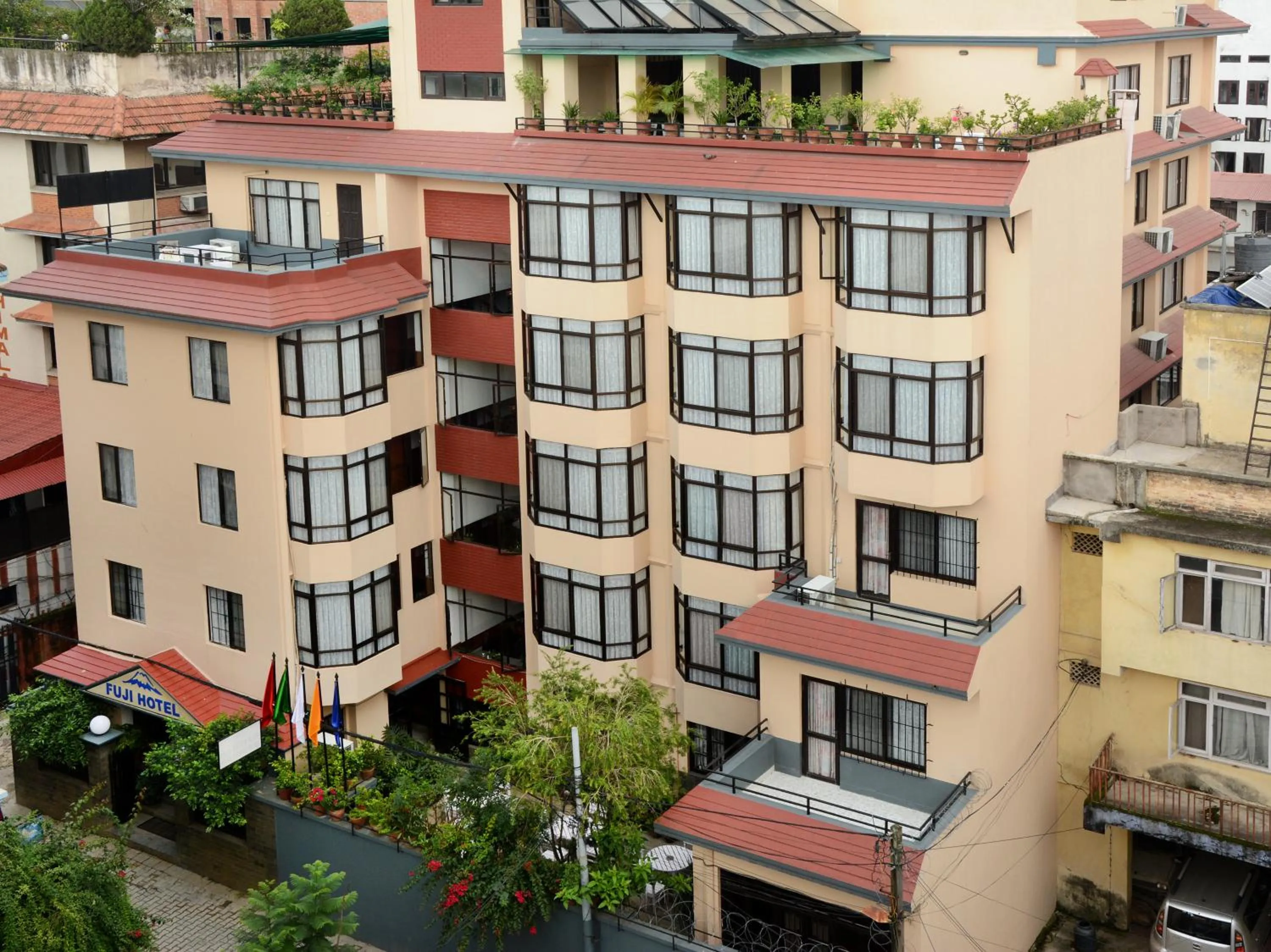 Bird's eye view in Fuji Hotel