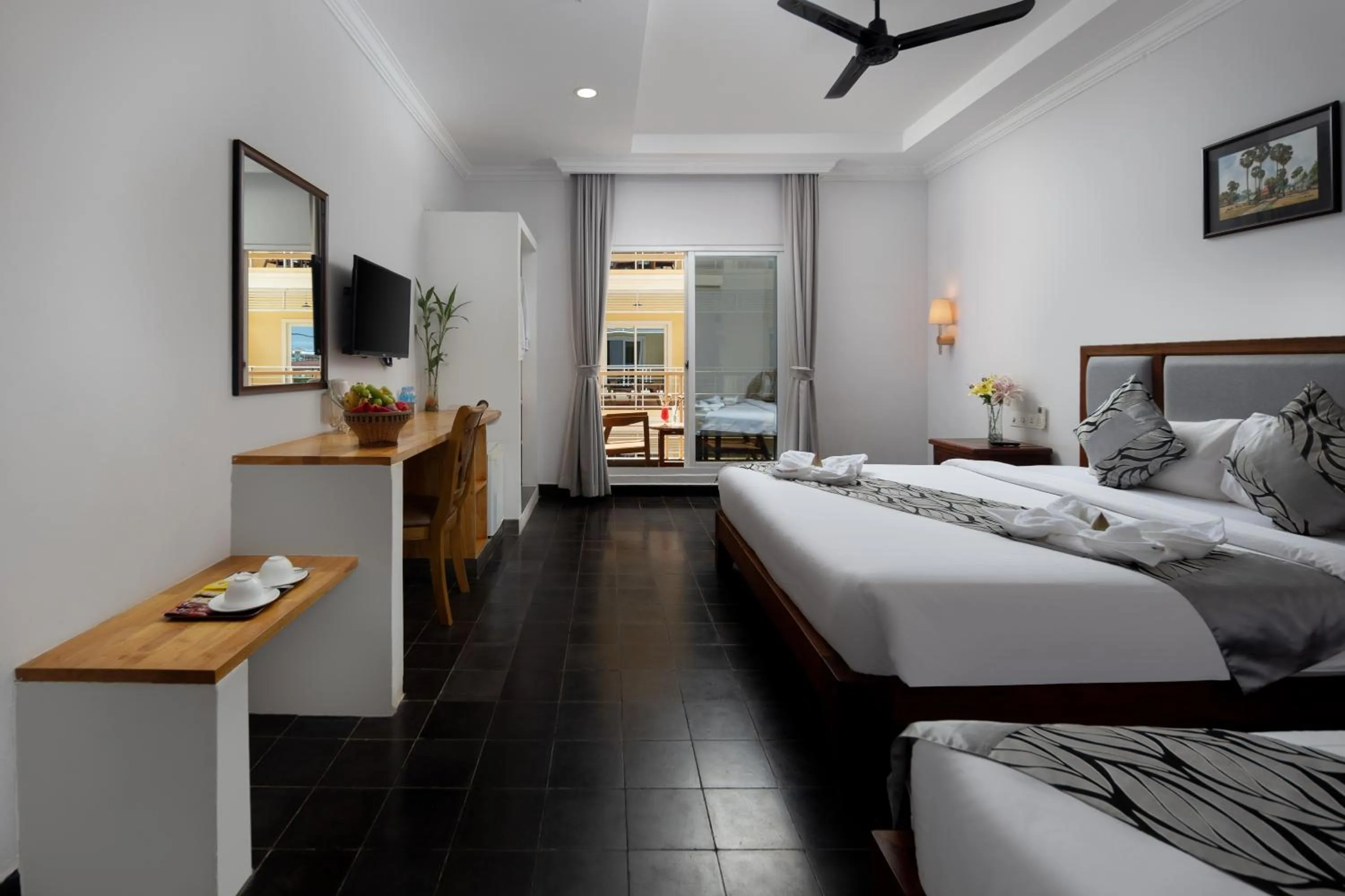 Bedroom, Bed in Grand Bayon Siem Reap Hotel