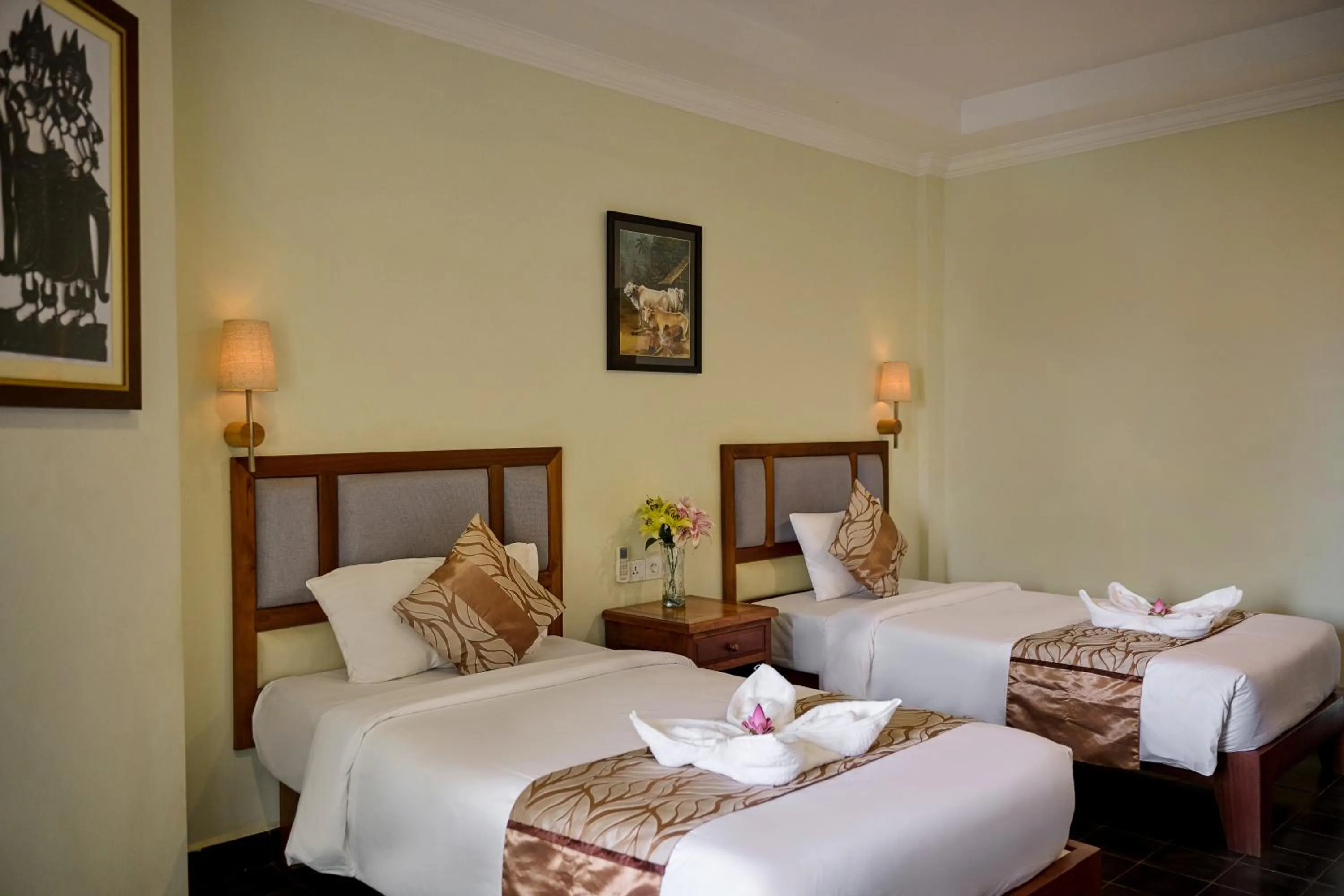 Bed in Grand Bayon Siem Reap Hotel
