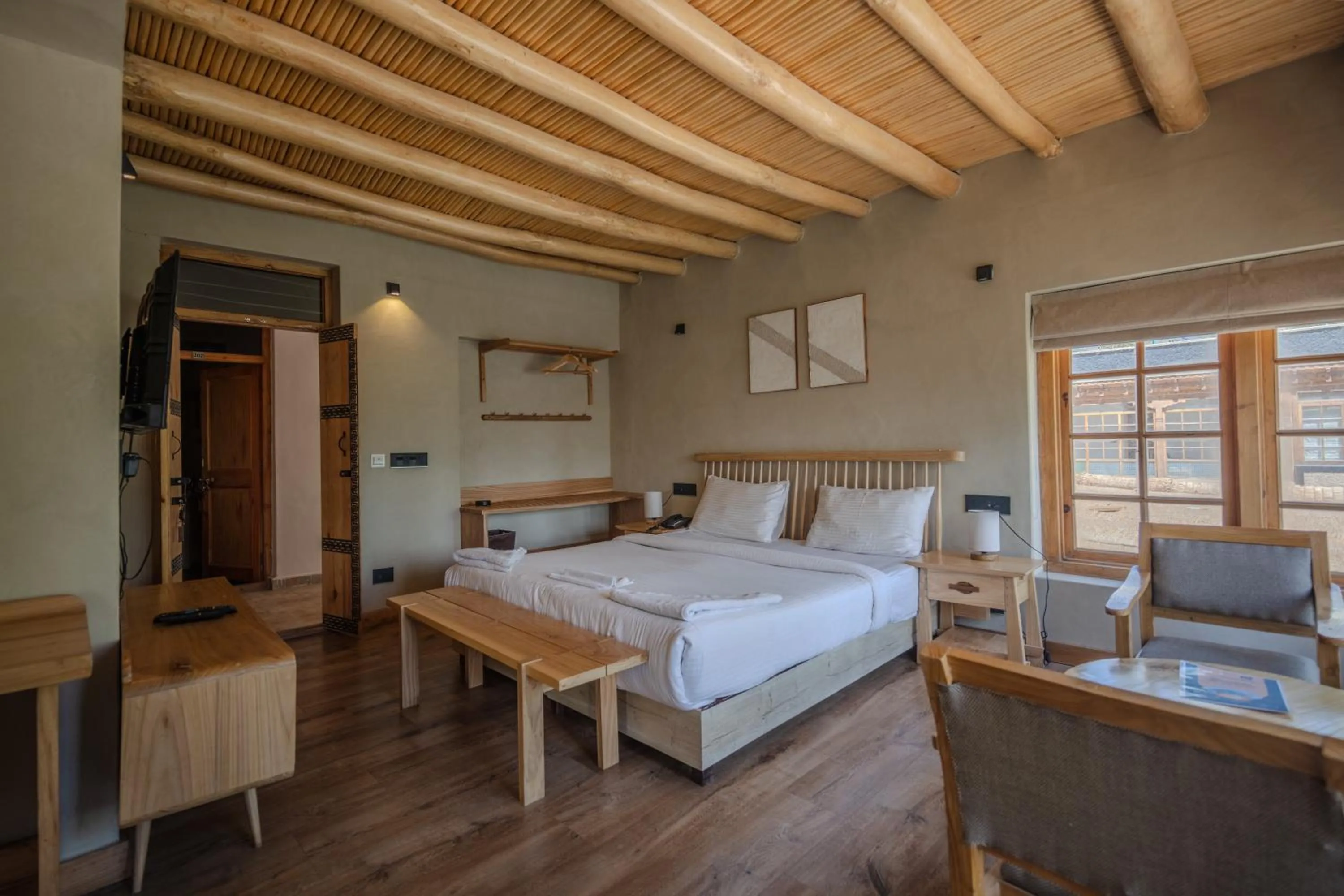 Bed in The Silk Route Ladakh