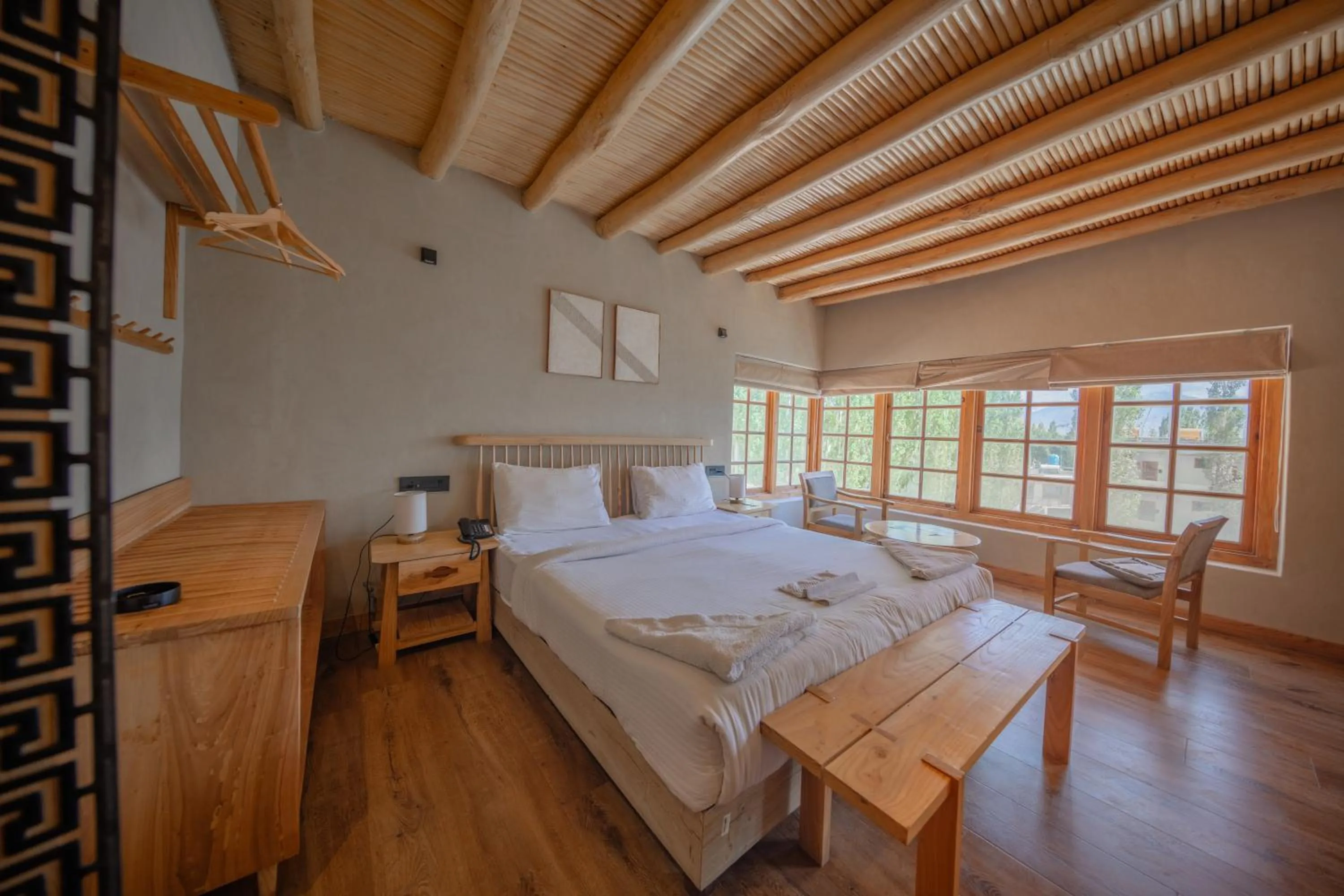 Bed in The Silk Route Ladakh