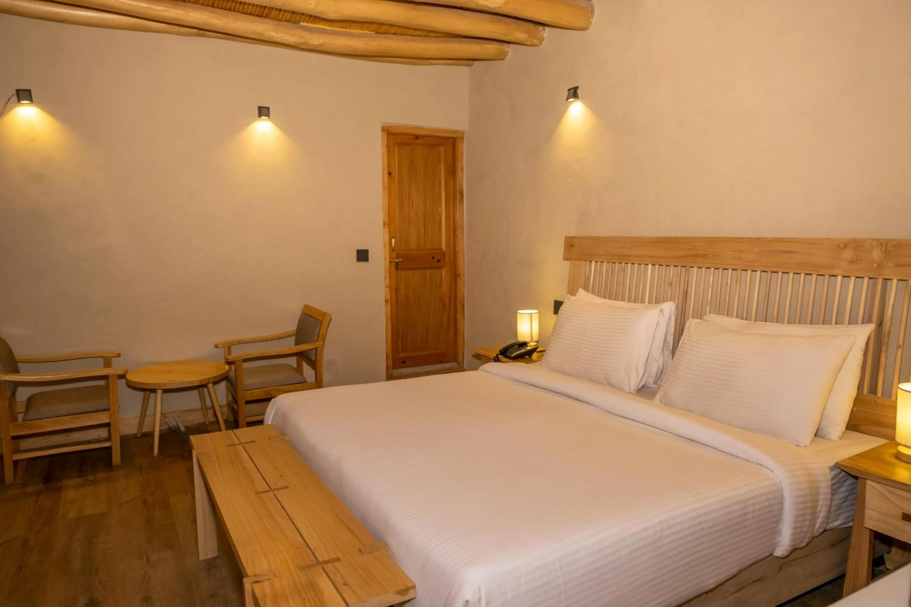 Bed in The Silk Route Ladakh