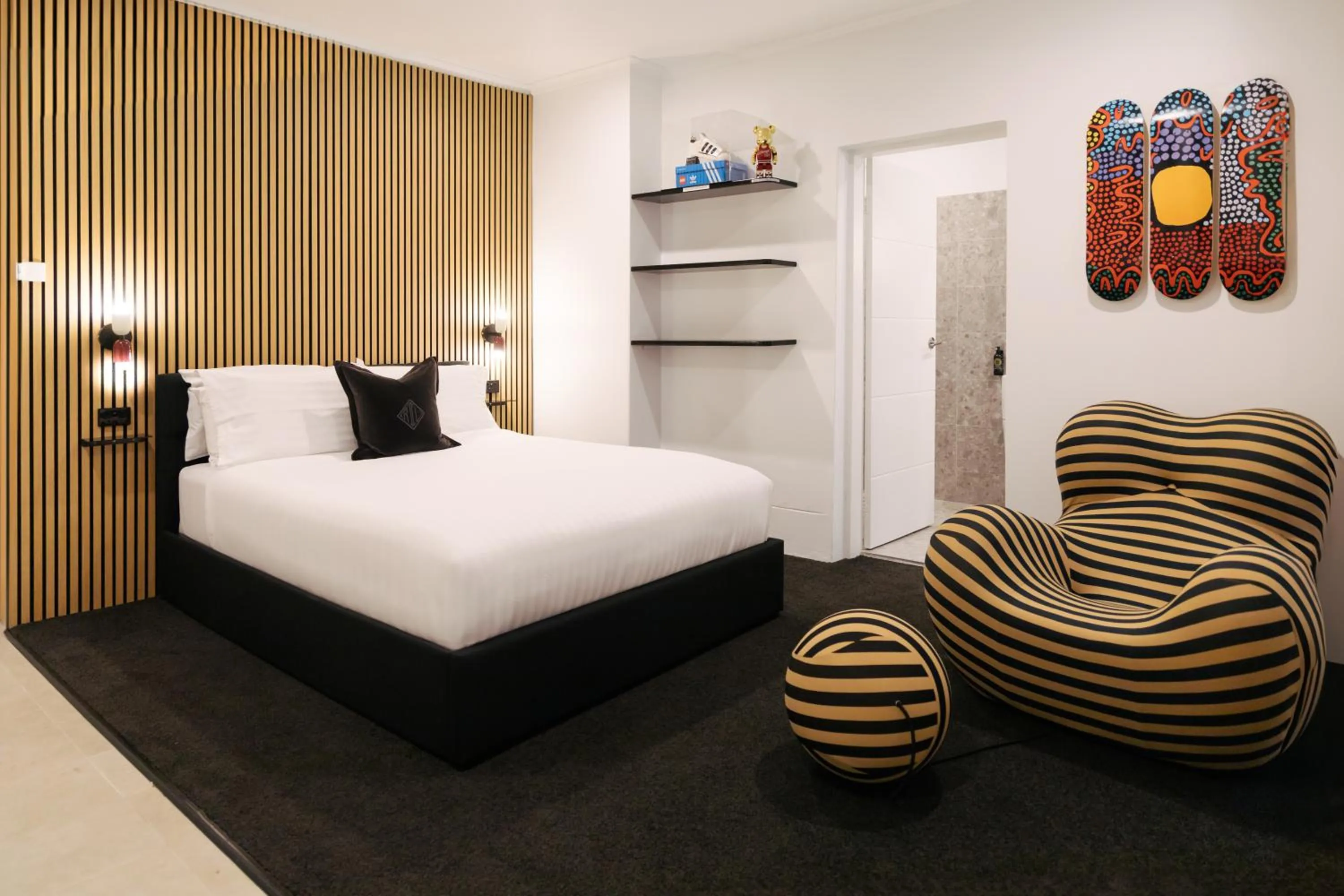 Bedroom, Bed in Sydney Boutique Hotel