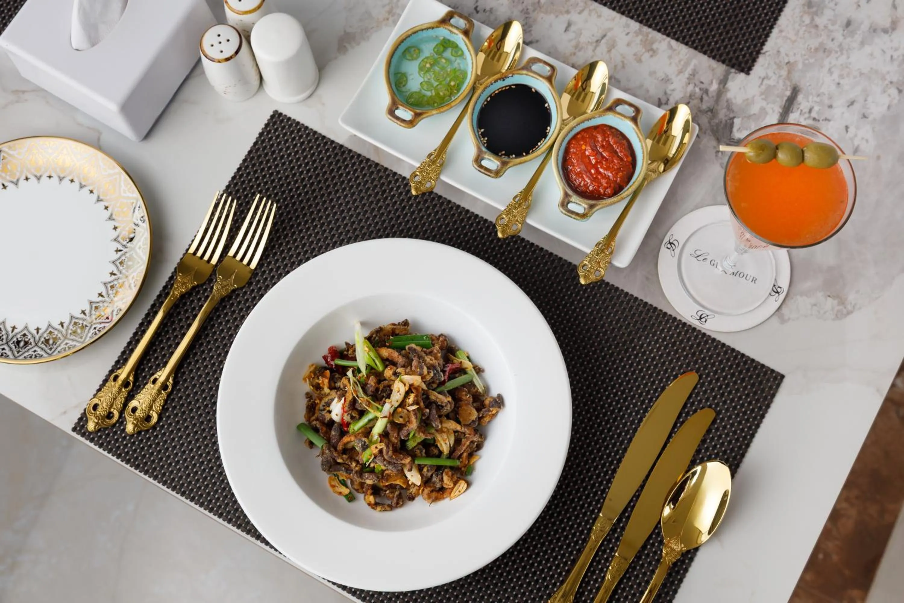 Food close-up in Le Glamour Resort & Wellness Spa