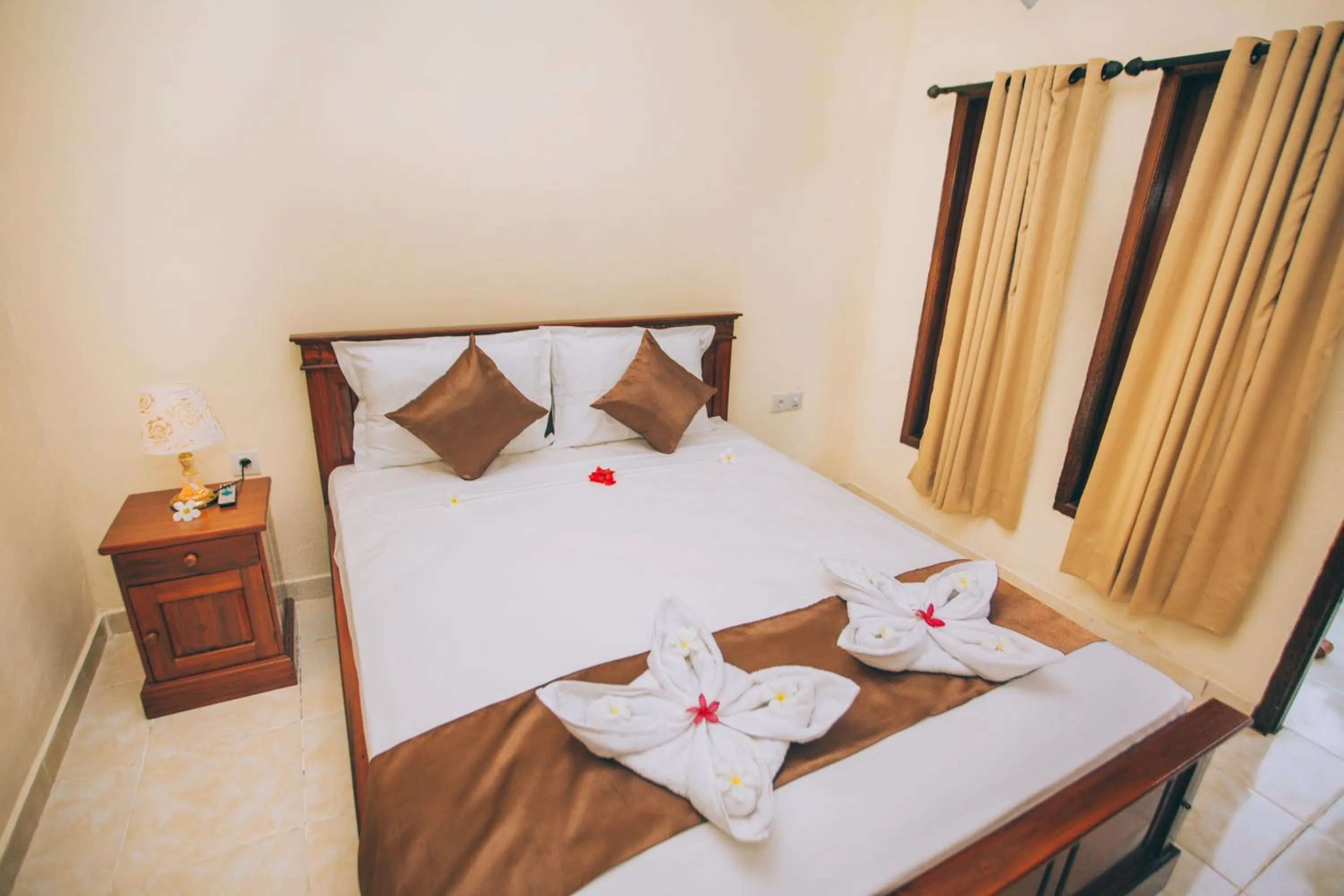 Bedroom, Bed in Nerima Hut Lembongan