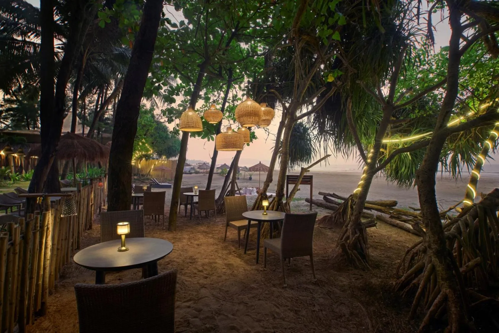 Beach in LaRiSa Resort, Morjim