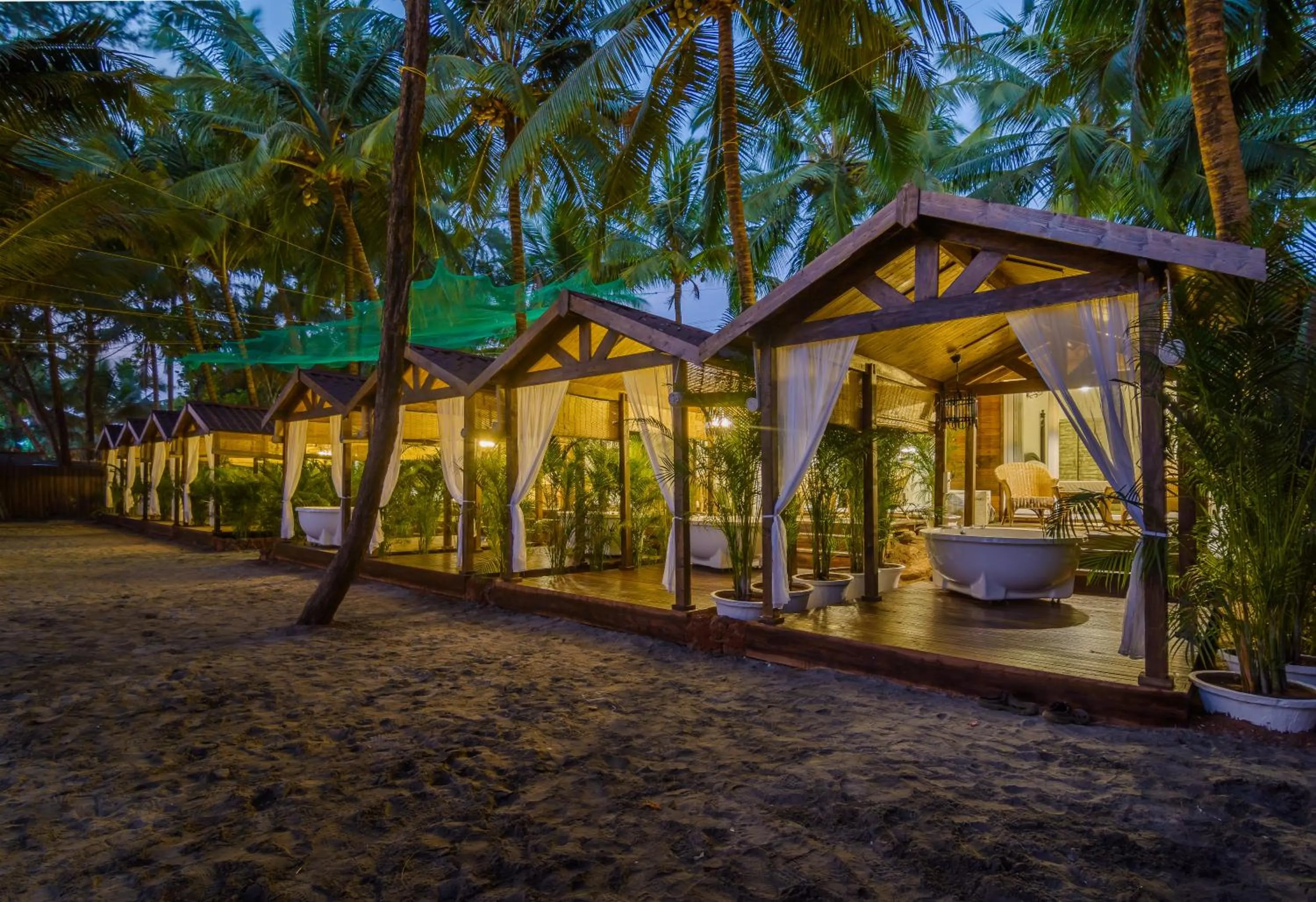 Facade/entrance in LaRiSa Resort, Morjim