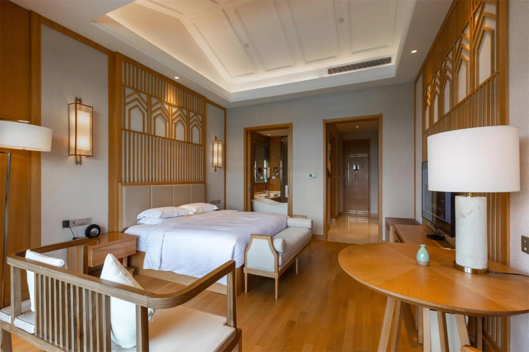 Bed in The View Hotel Changbai Mountain - MGallery Collection