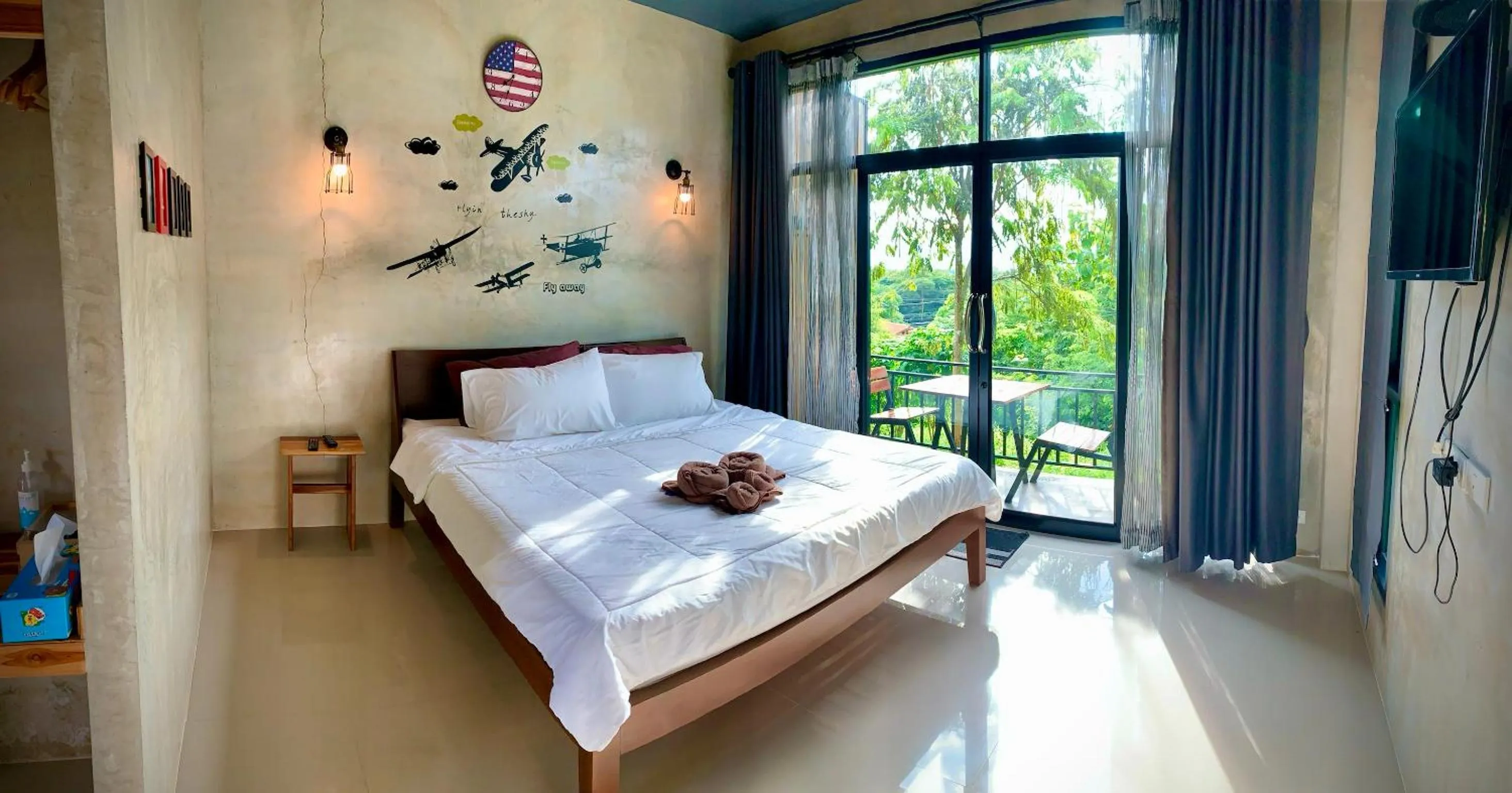 Bed in The Sunnery Ville