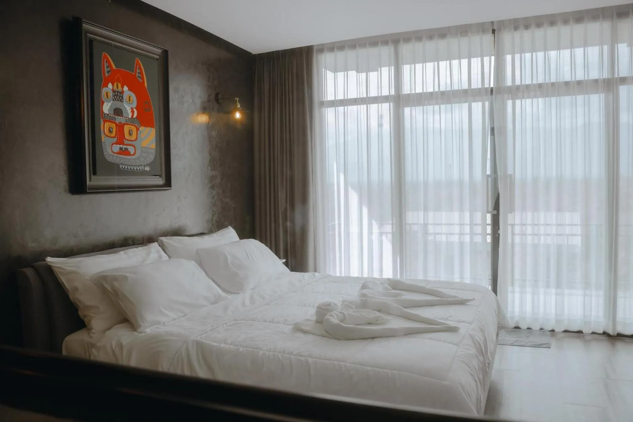 Bed in The Sunnery Ville