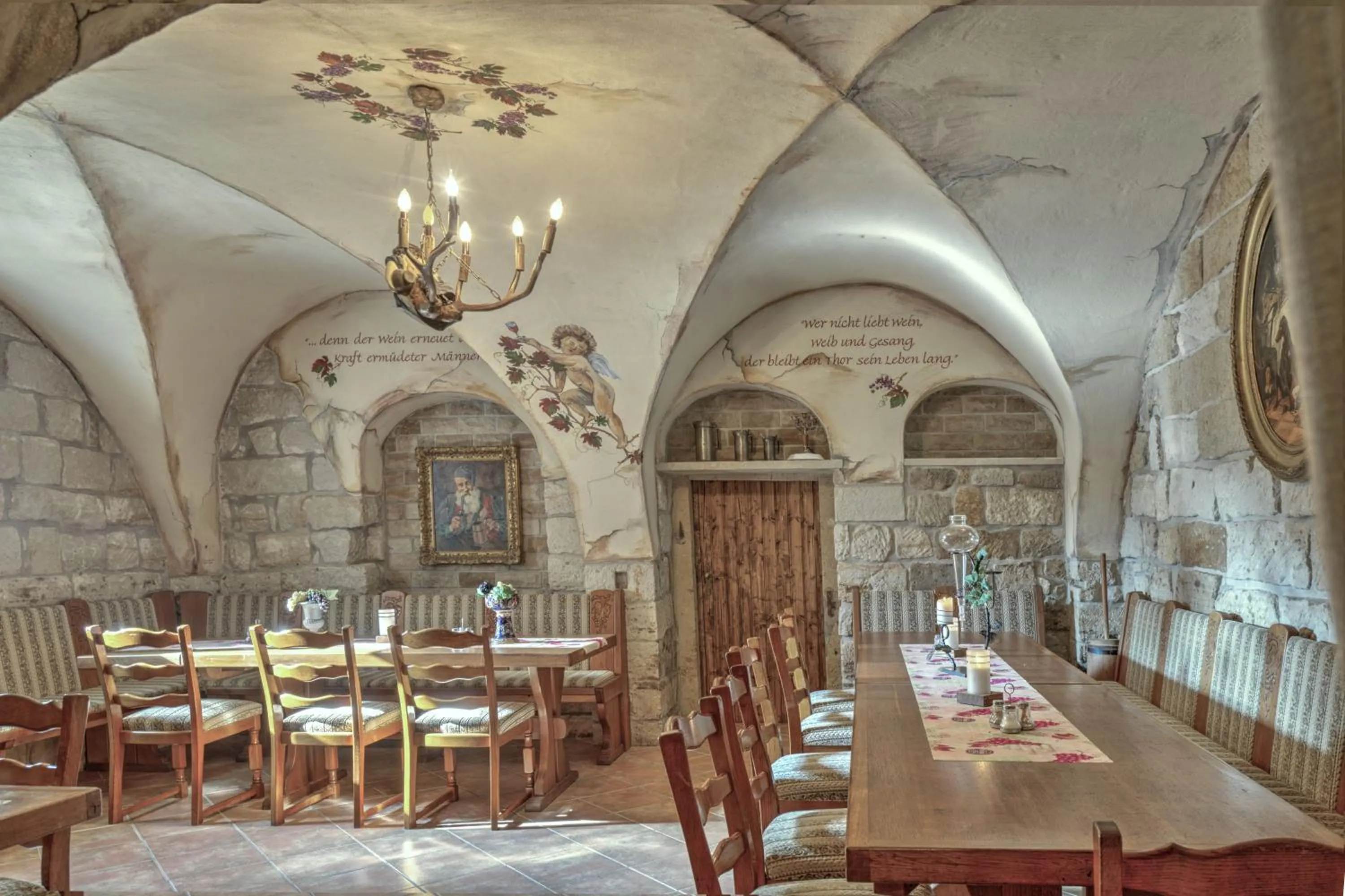 Dining area in Hotel Elbparadies