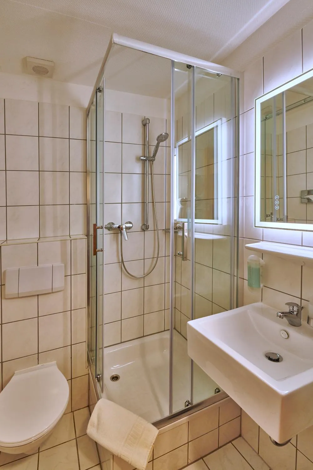 Bathroom in Hotel Elbparadies