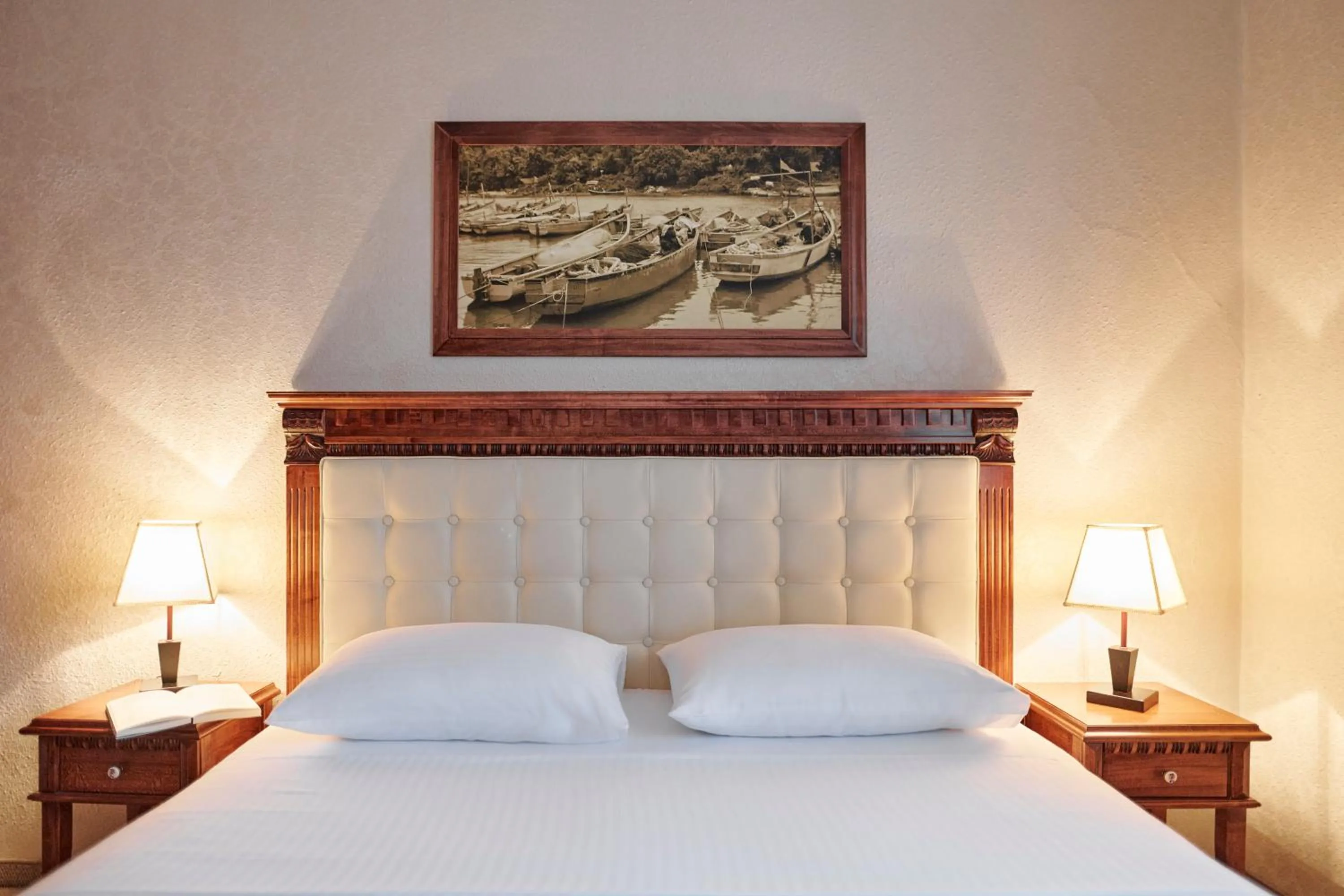 Bed in Hotel Villa Schubert