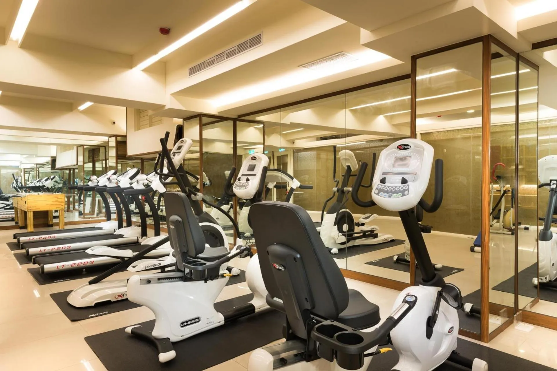 Fitness centre/facilities in Shandori Hotel