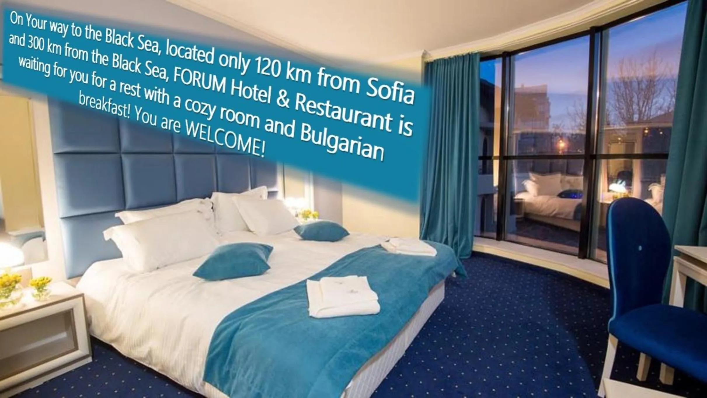 Restaurant/places to eat, Bed in Hotel Forum